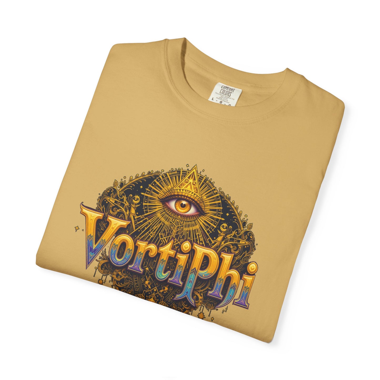 VortiPhi “Eye of the Pyramid” Golden Geometry Tee – Sacred Design Awakening