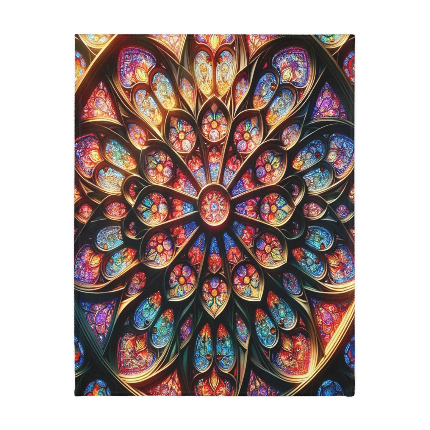 Kaleidoscope of Colors Double Sided Blanket