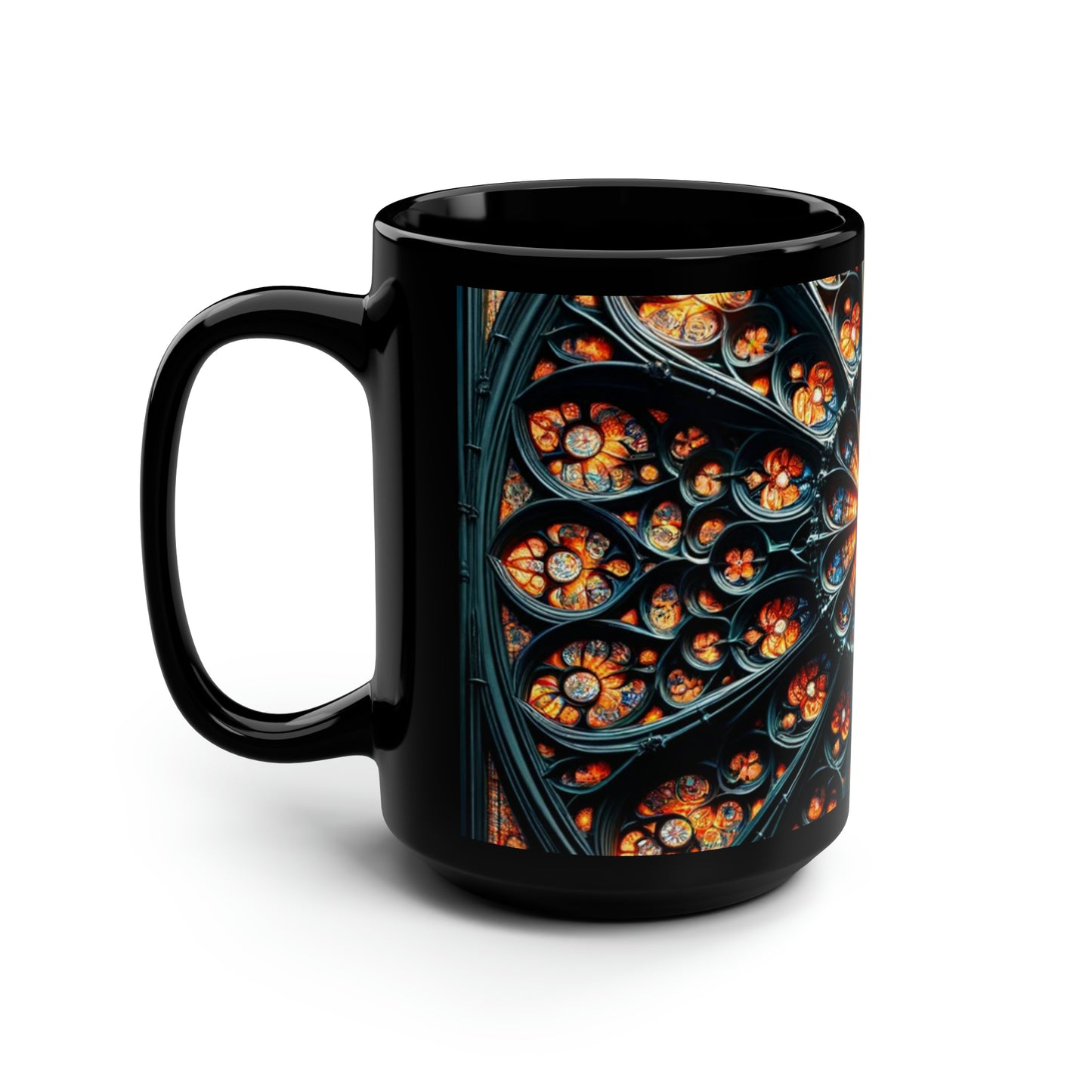 Fire Mandala Mug, 15oz