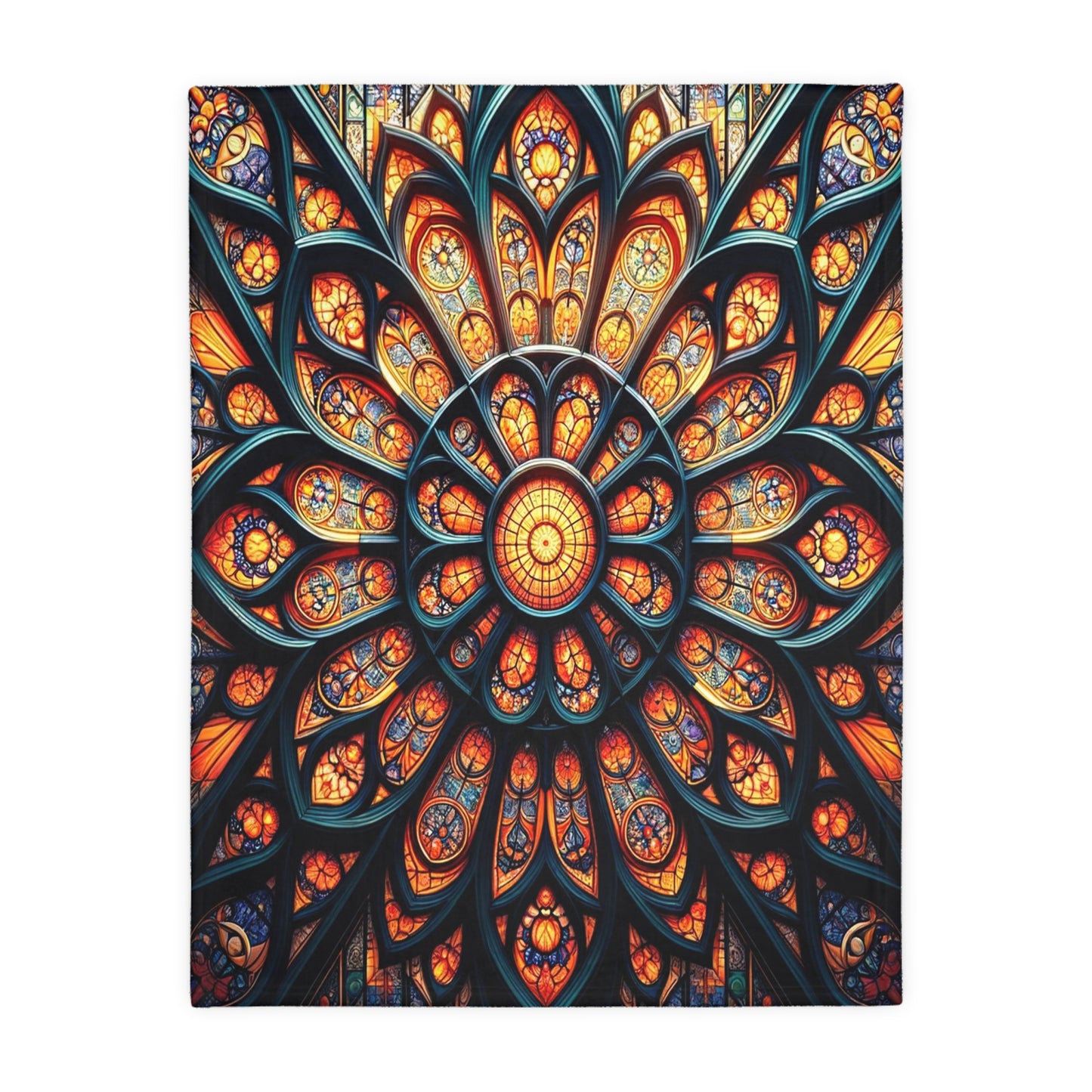 Mesmerizing Stained Glass Double Sided Blanket