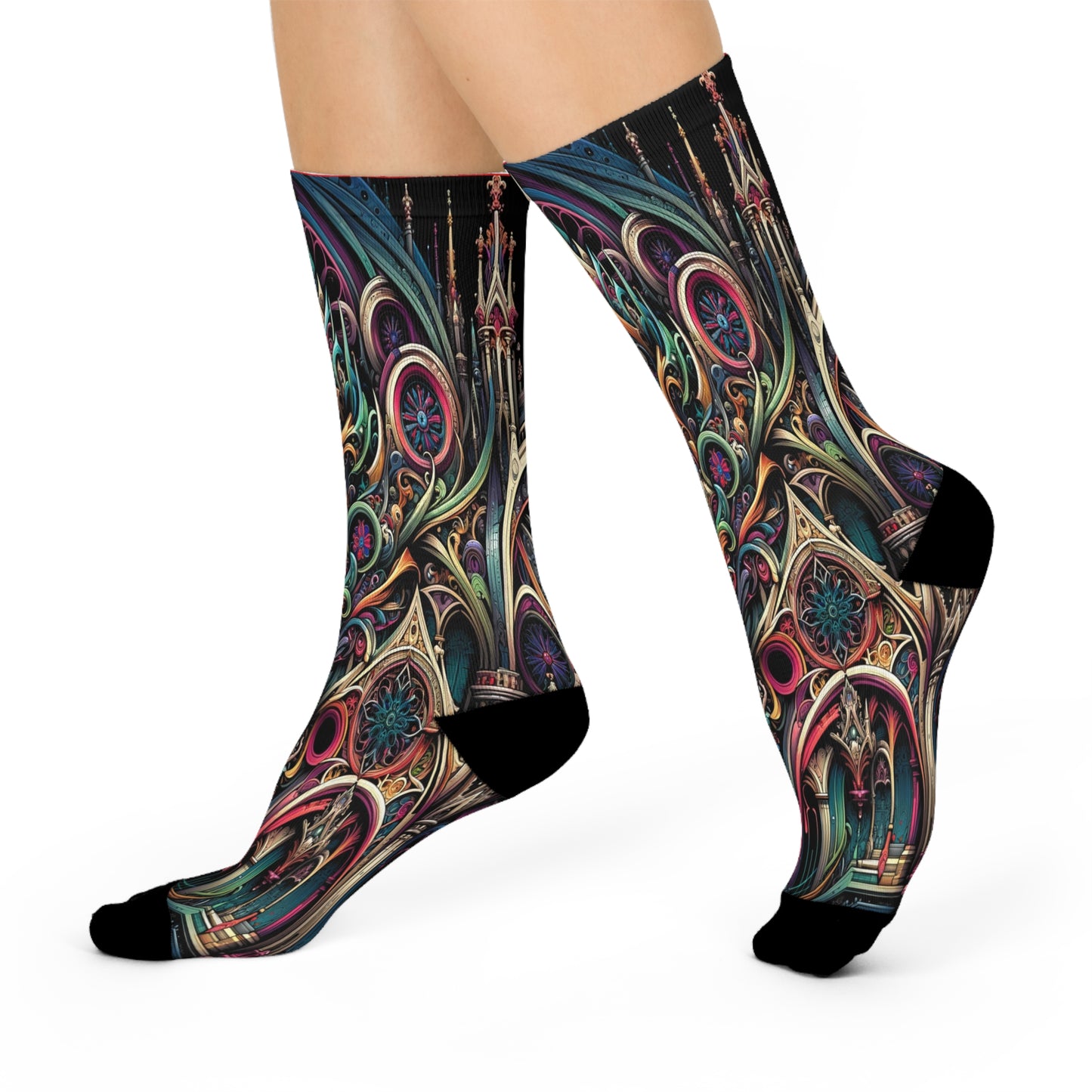 Gothic Grace: Cathedral-Inspired Socks
