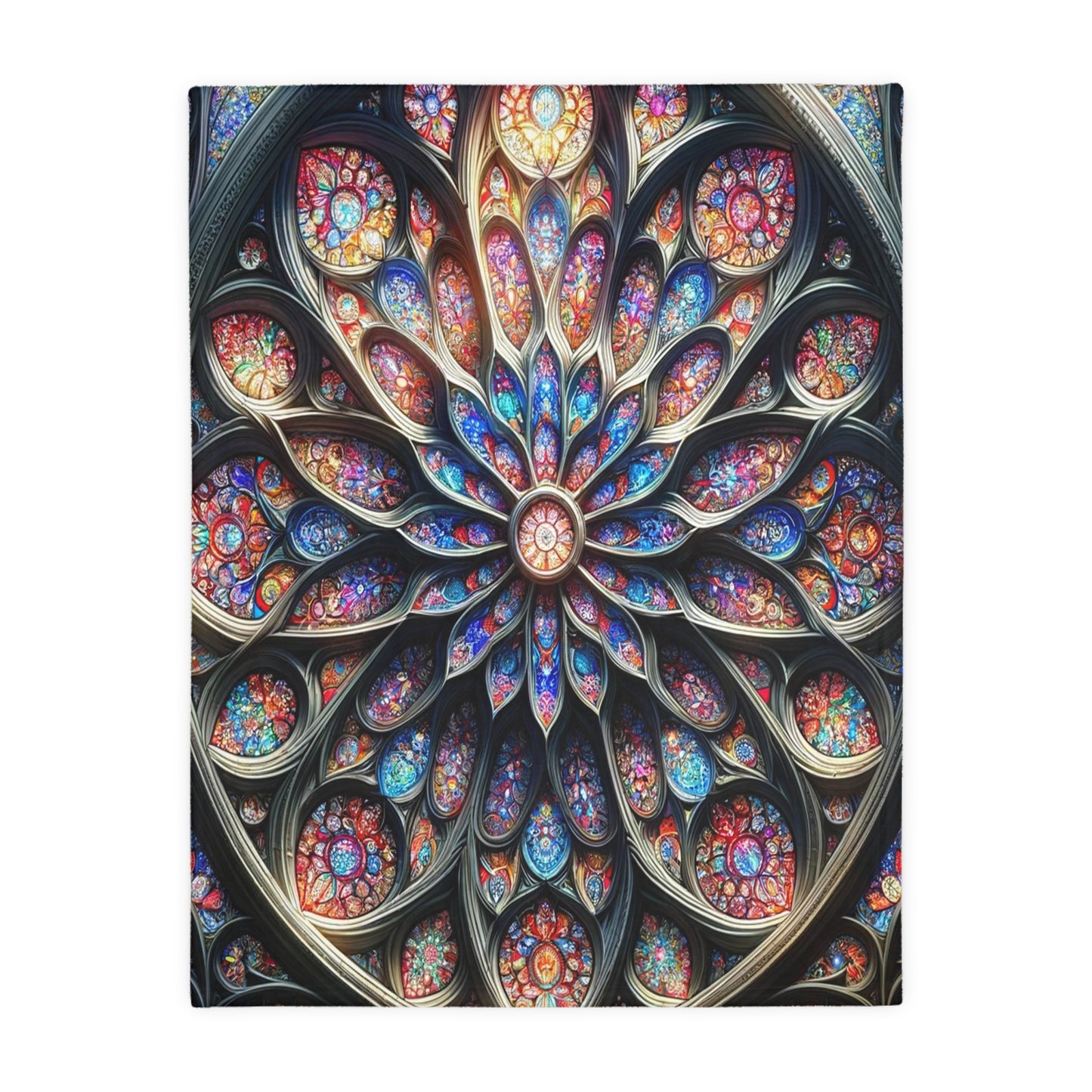 Kaleidoscope of Colors Double Sided Blanket