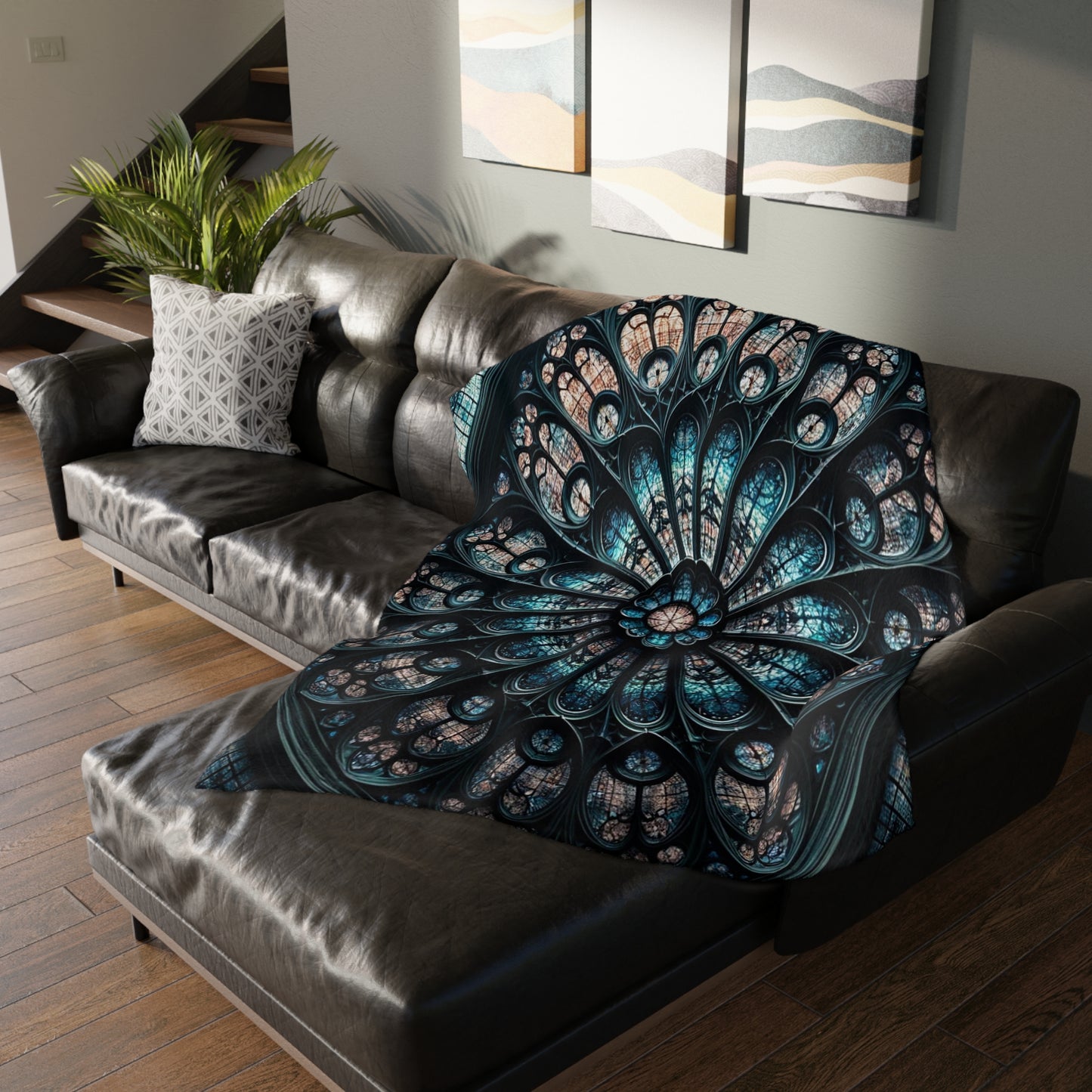 Gothic Grandeur Woven Throw-Double Sided Print