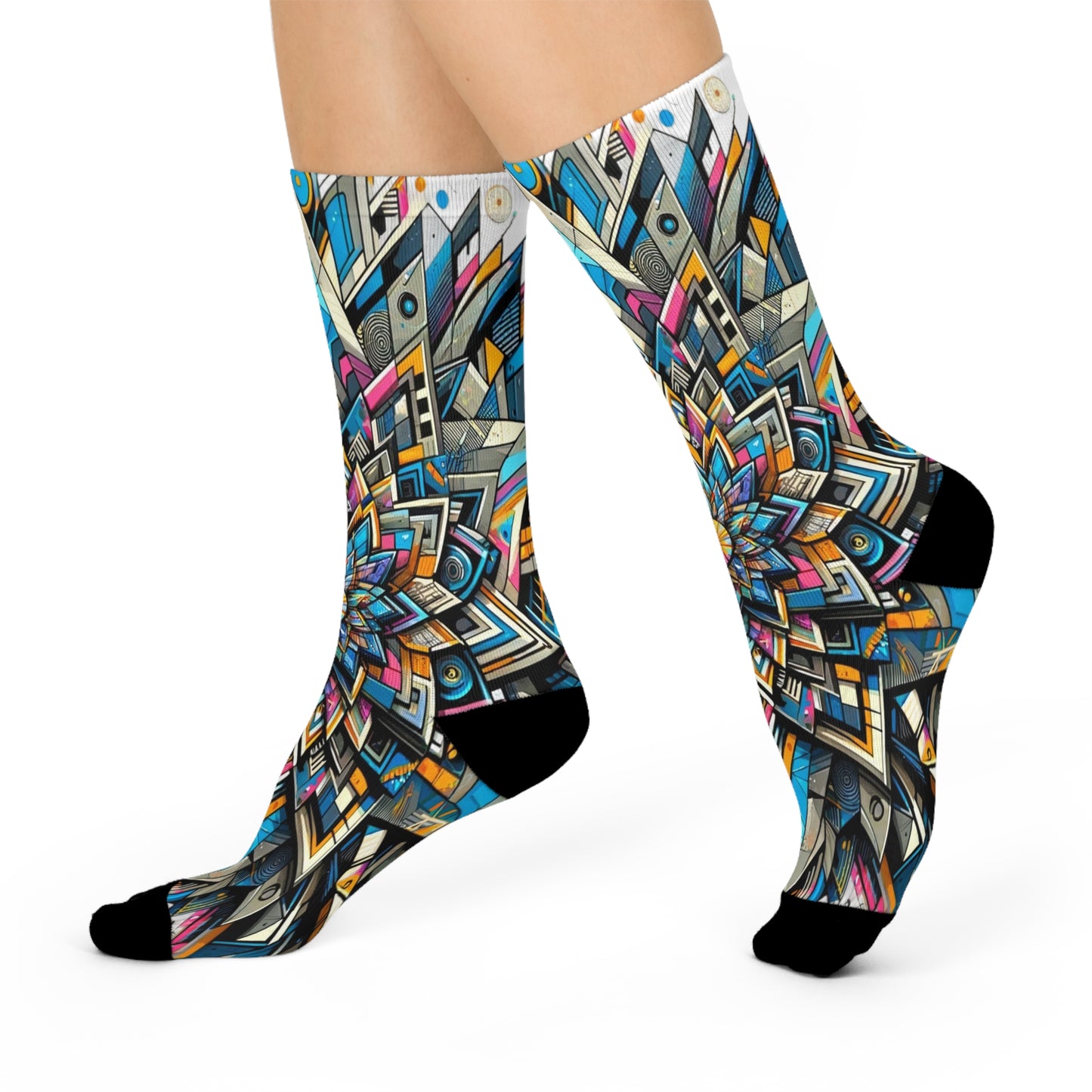 Step In Style-Geometric Wonder Socks