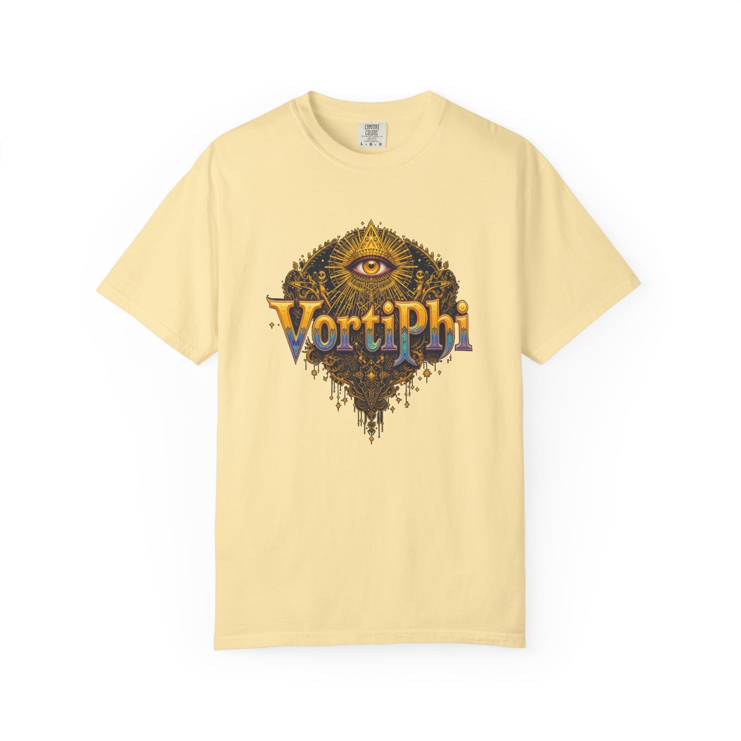 VortiPhi “Eye of the Pyramid” Golden Geometry Tee – Sacred Design Awakening