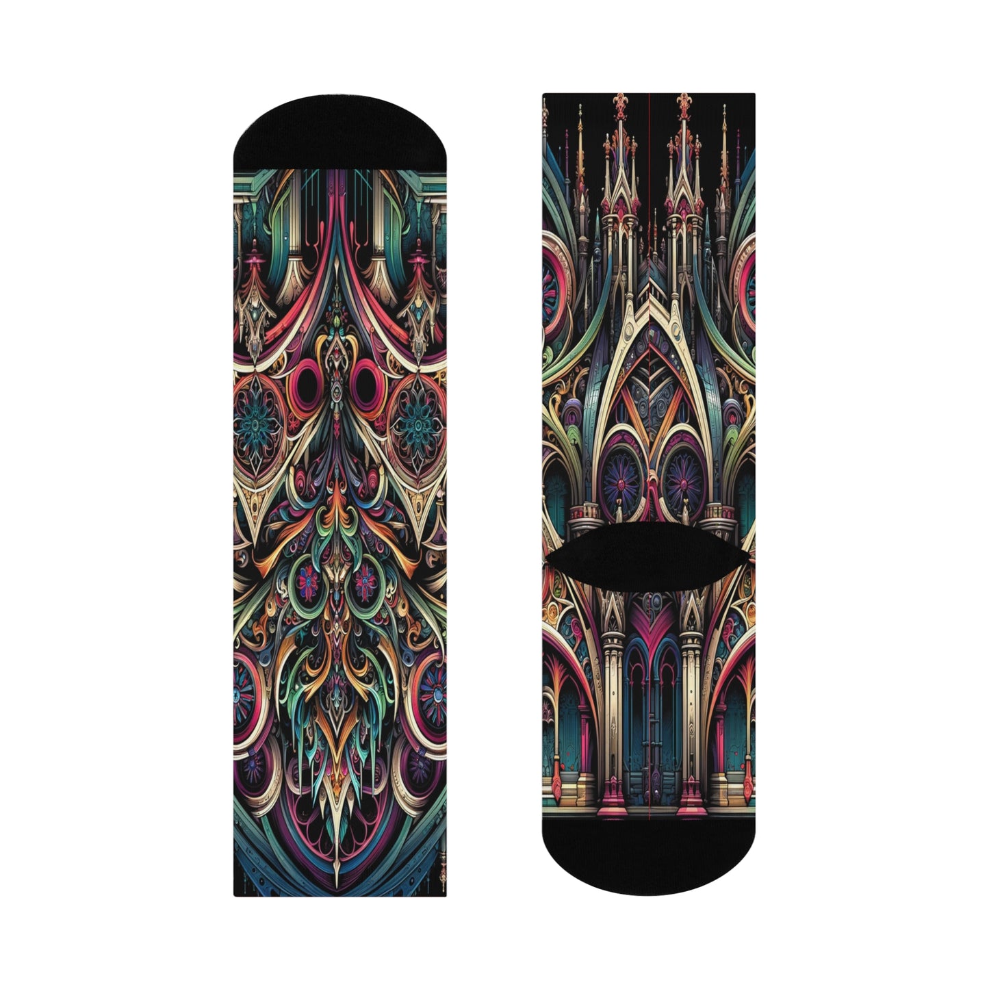 Gothic Grace: Cathedral-Inspired Socks
