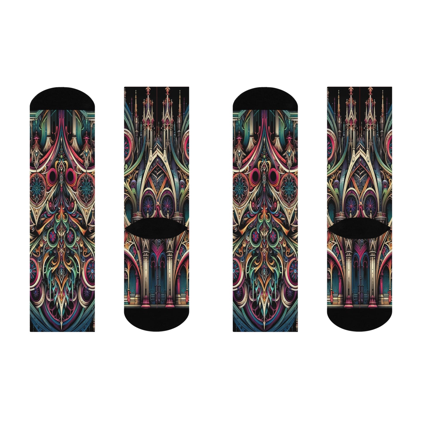 Gothic Grace: Cathedral-Inspired Socks