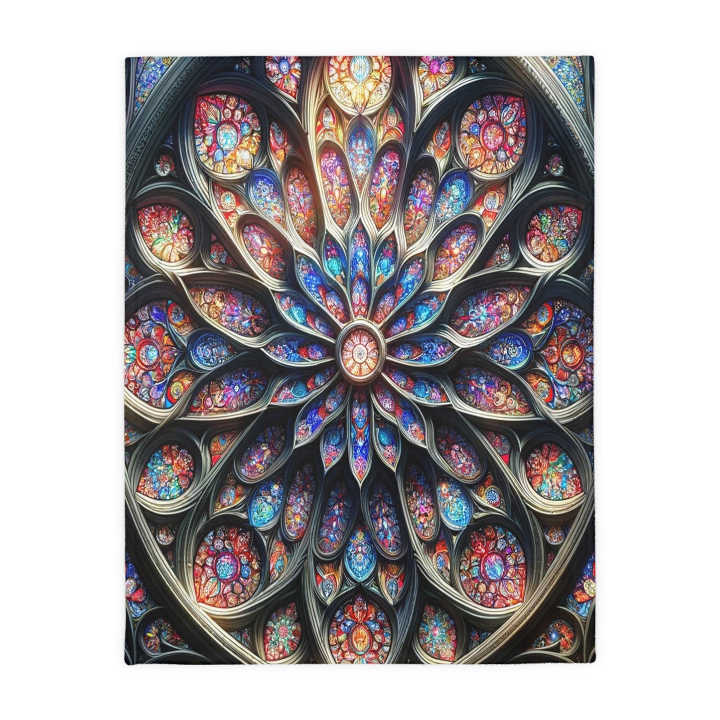 Kaleidoscope of Colors Double Sided Blanket