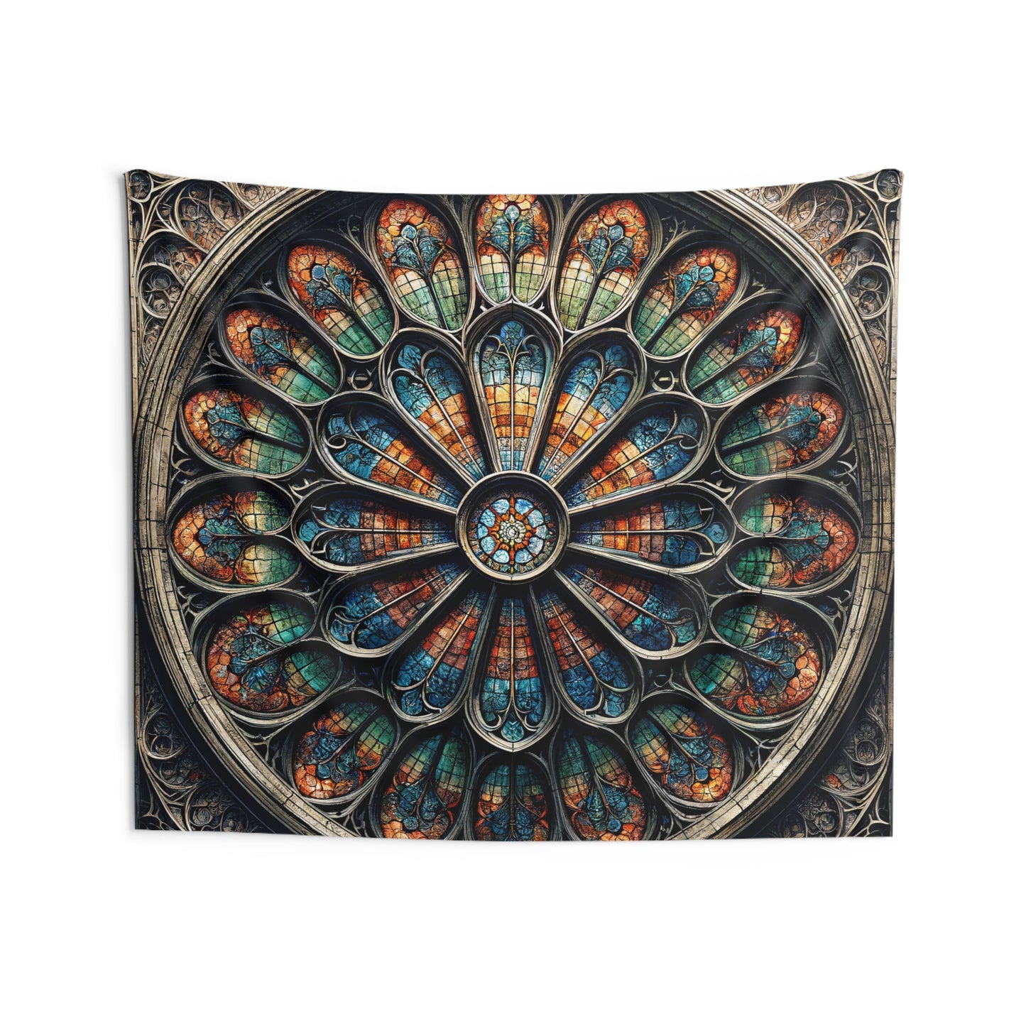 Gothic Radiance: The Stained Glass Window Tapestry