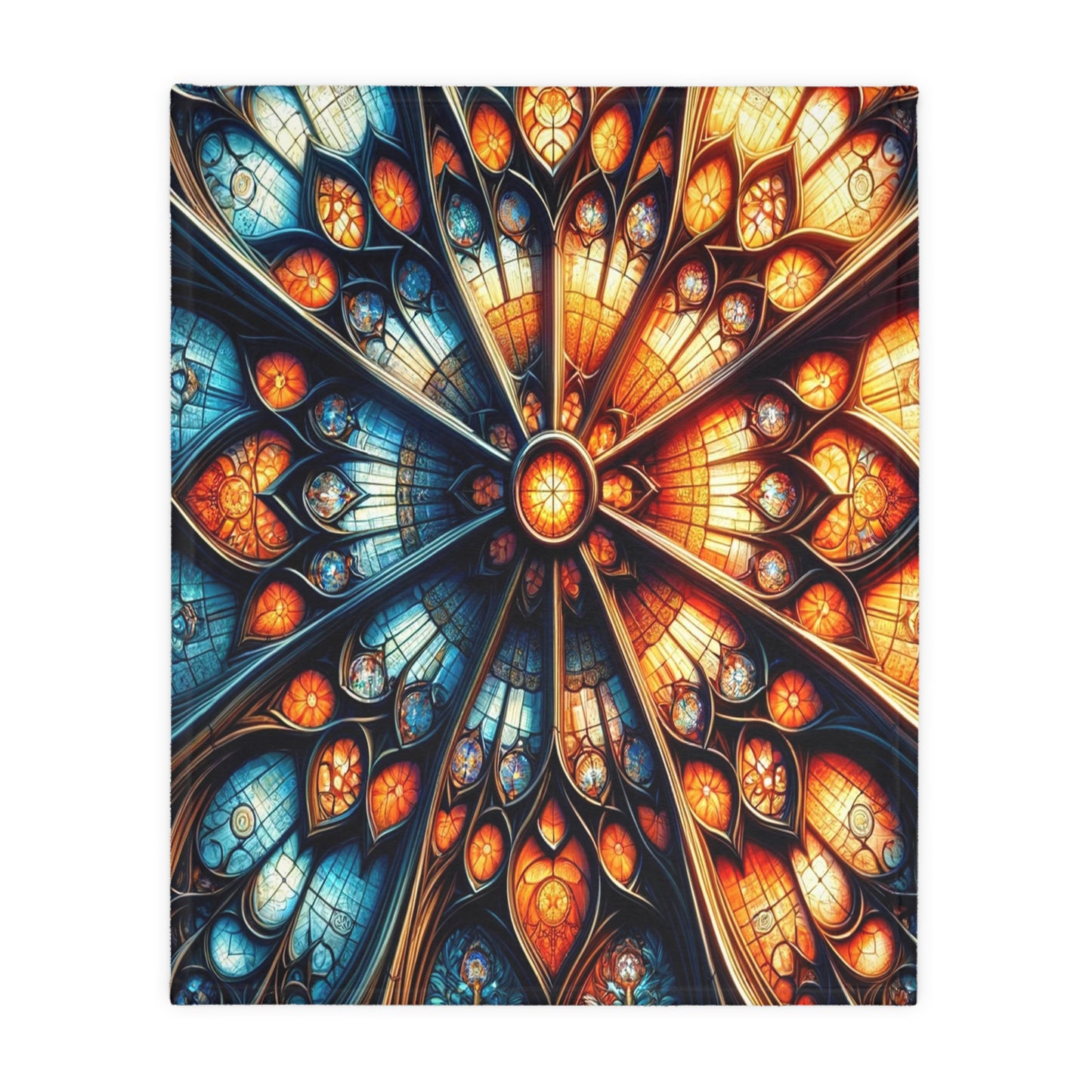 Mesmerizing Stained Glass Double Sided Blanket