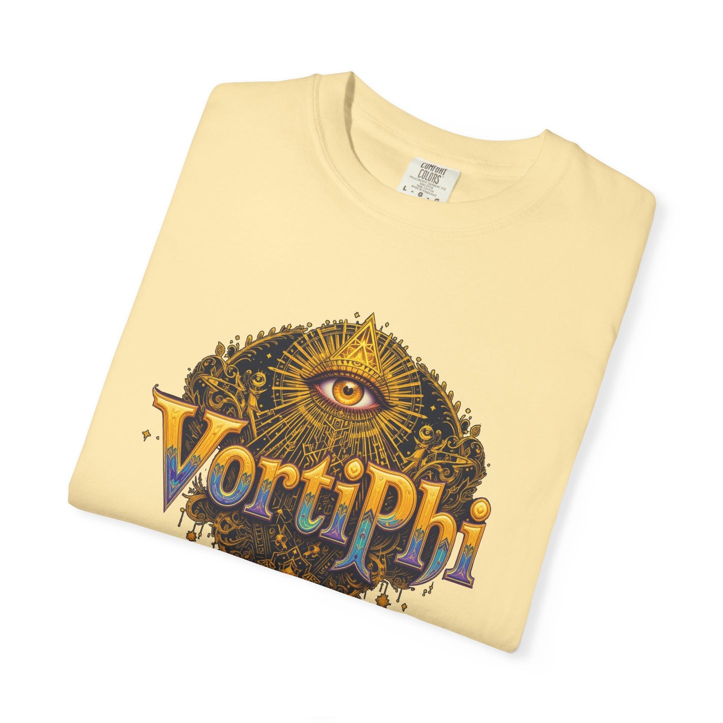 VortiPhi “Eye of the Pyramid” Golden Geometry Tee – Sacred Design Awakening