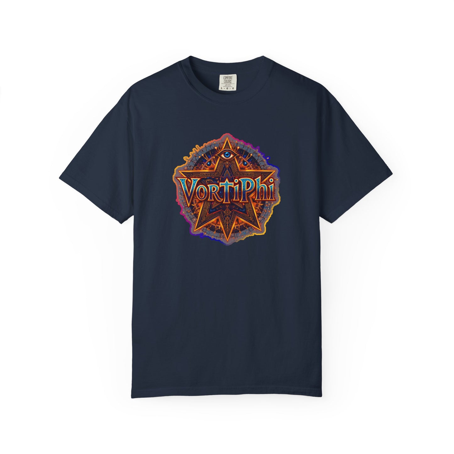 VortiPhi Sacred Geometry T-Shirt – Golden Ratio Psychedelic Tee for Awakening Souls