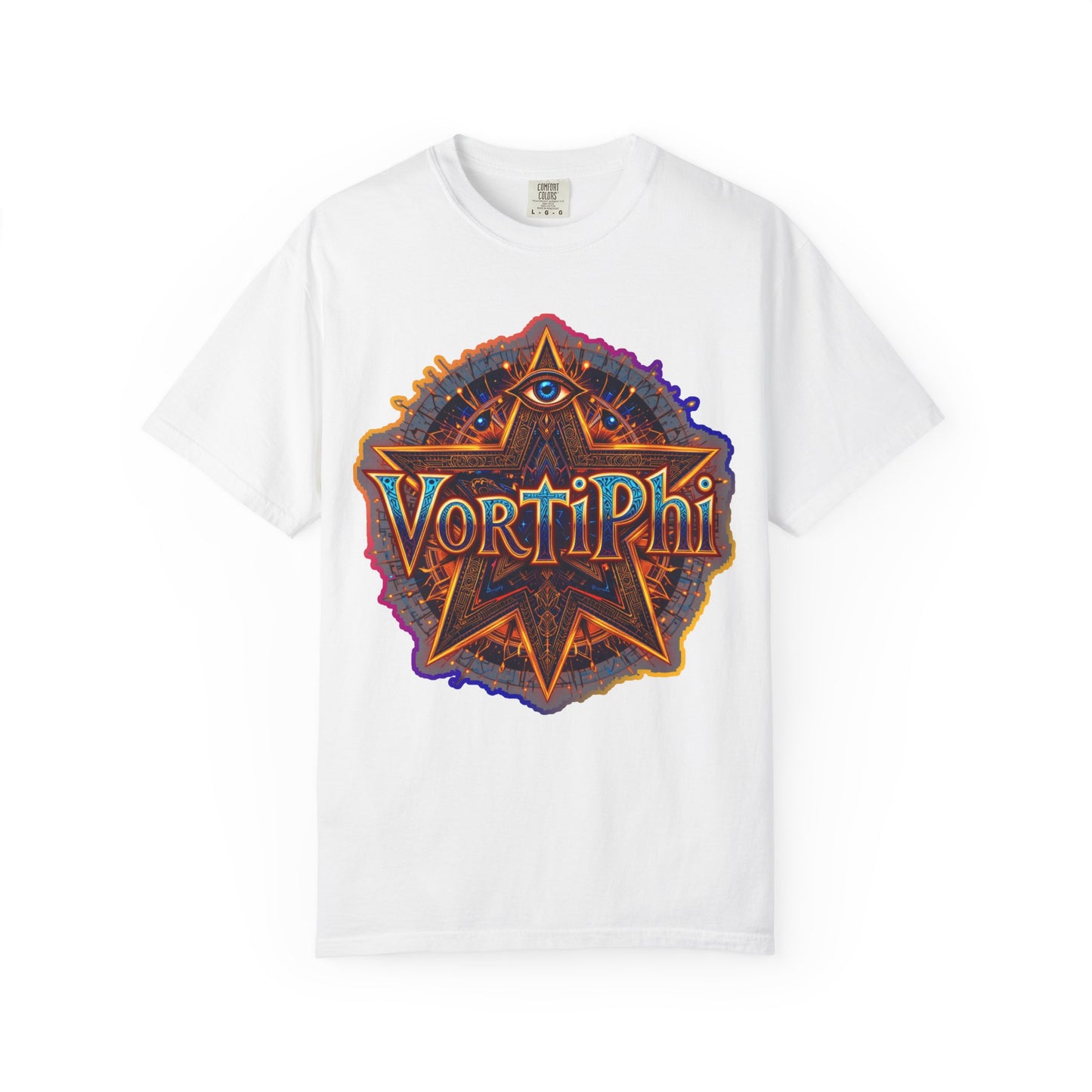 VortiPhi Sacred Geometry T-Shirt – Golden Ratio Psychedelic Tee for Awakening Souls