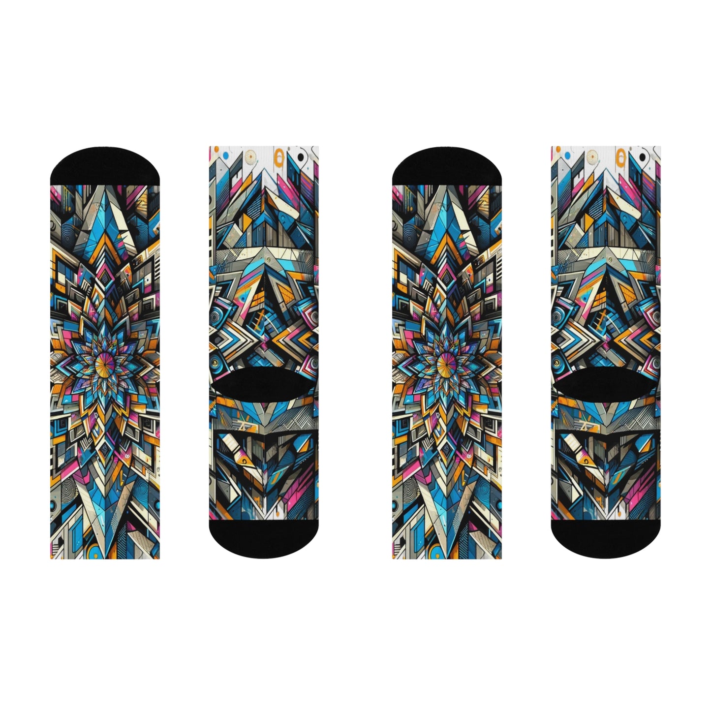 Step In Style-Geometric Wonder Socks