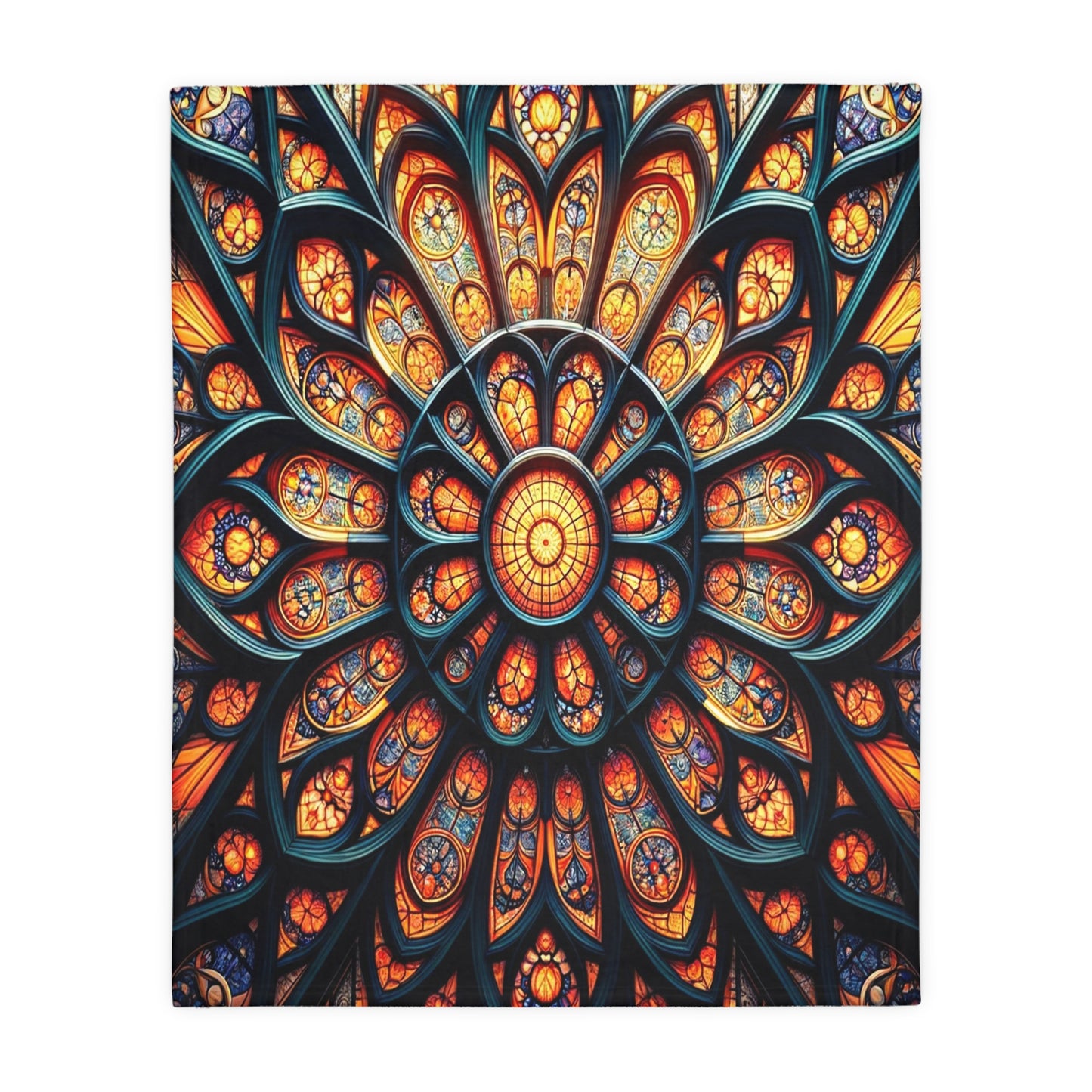 Mesmerizing Stained Glass Double Sided Blanket