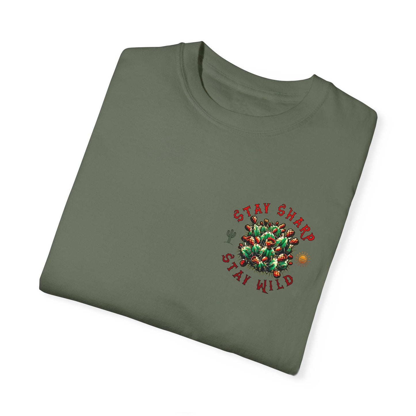 Bold Southwestern Cactus T-Shirt – "Prick Around and Find Out"