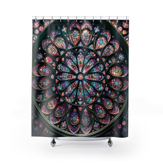 Colorful Mandala Shower Curtian