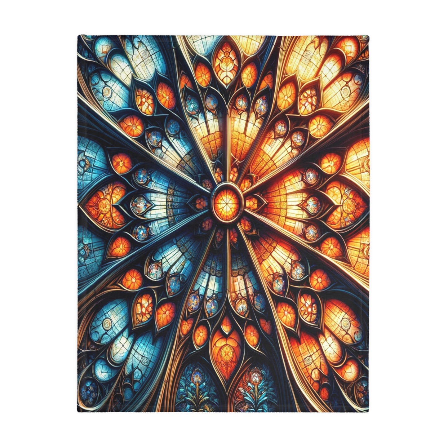 Mesmerizing Stained Glass Double Sided Blanket