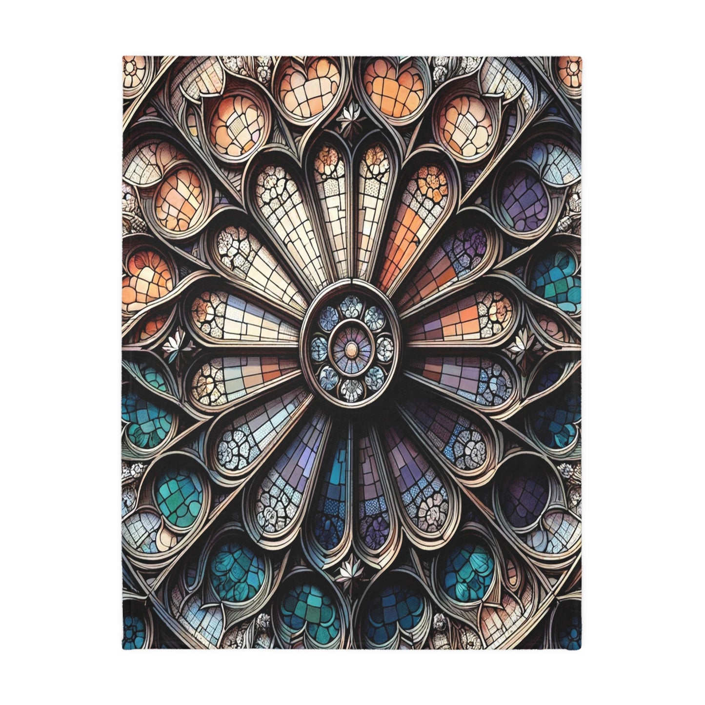 Stained Glass-Double Sided Print Blanket