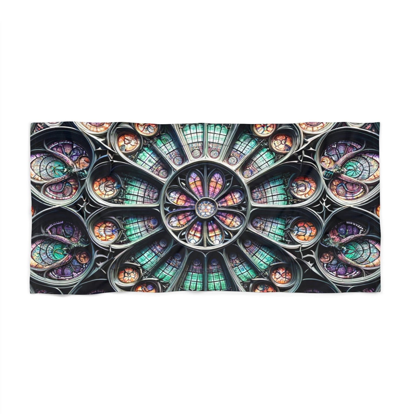 Cathedral Stained Glass Towel