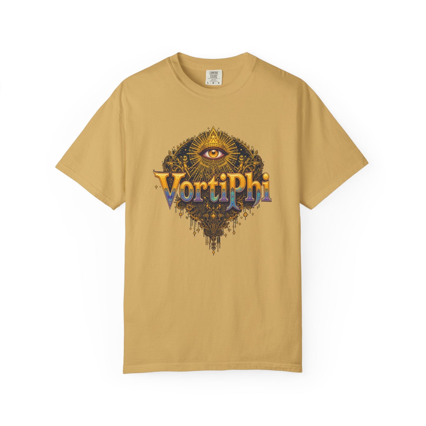 VortiPhi “Eye of the Pyramid” Golden Geometry Tee – Sacred Design Awakening