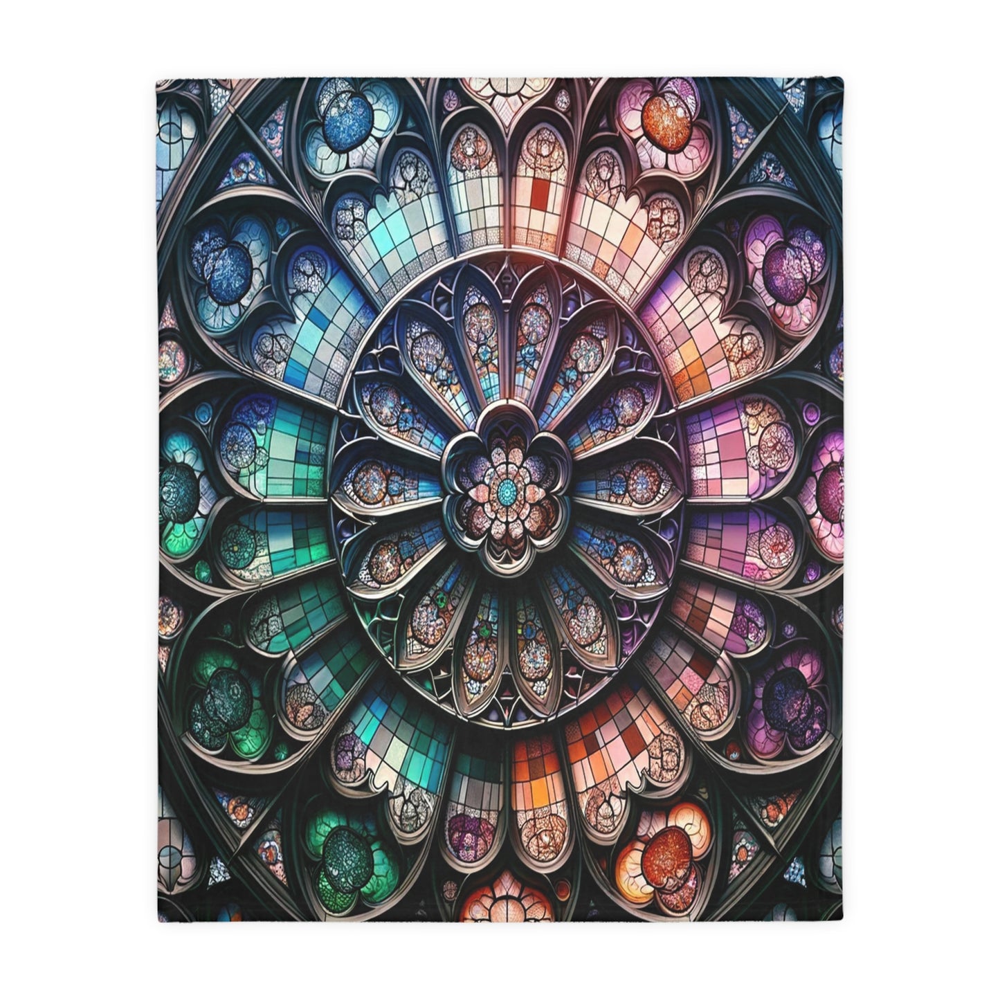 Stained Glass-Double Sided Print Blanket