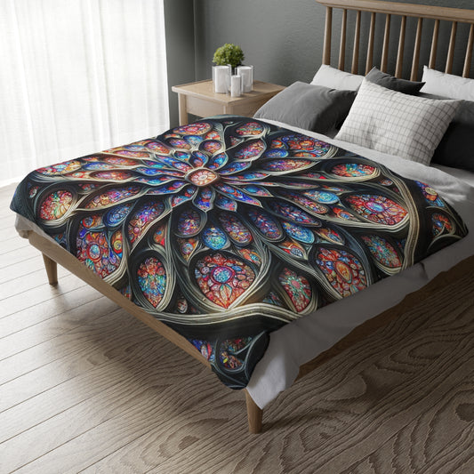 Kaleidoscope of Colors Double Sided Blanket