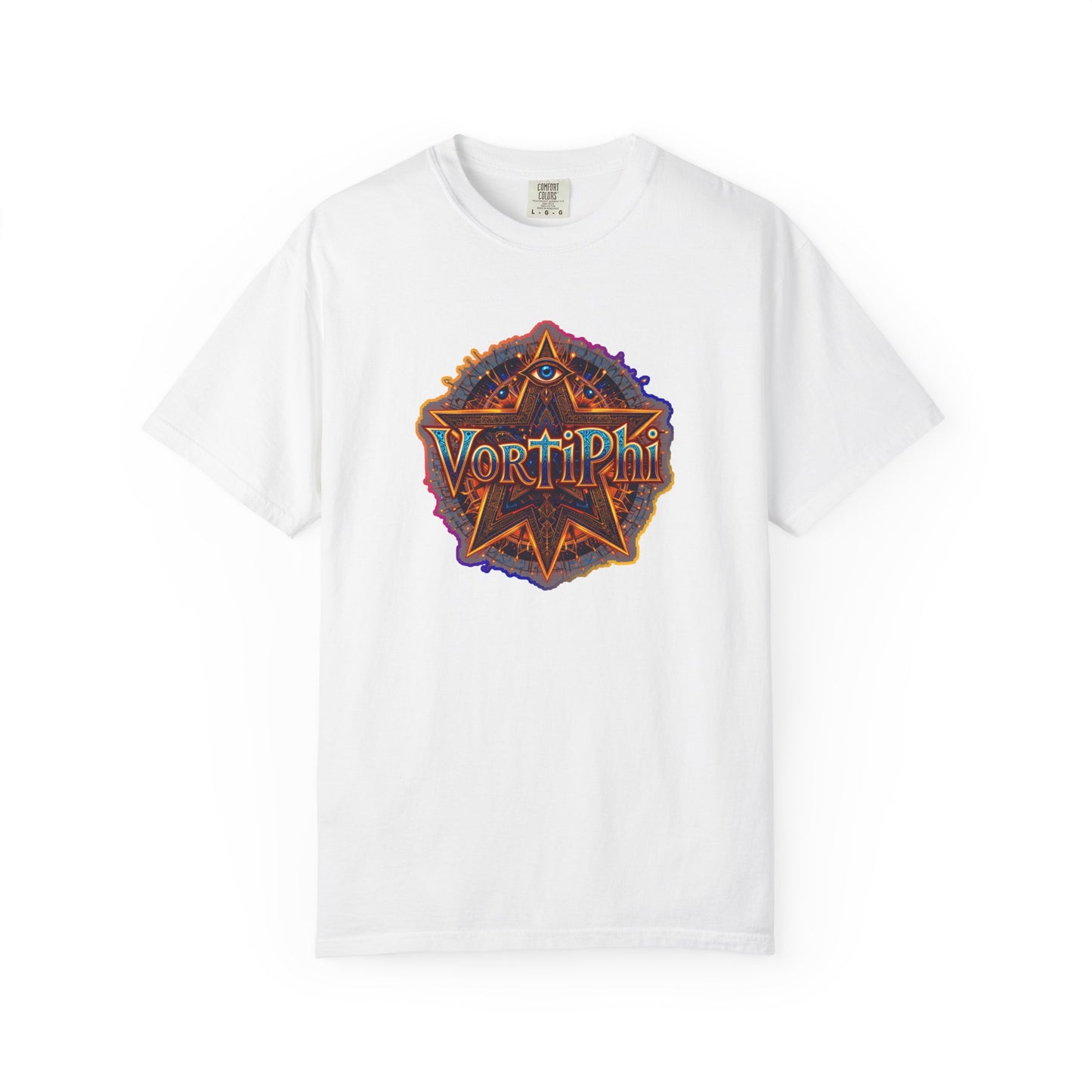 VortiPhi Sacred Geometry T-Shirt – Golden Ratio Psychedelic Tee for Awakening Souls