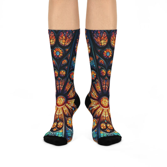 Stained Glass Cathedral Socks