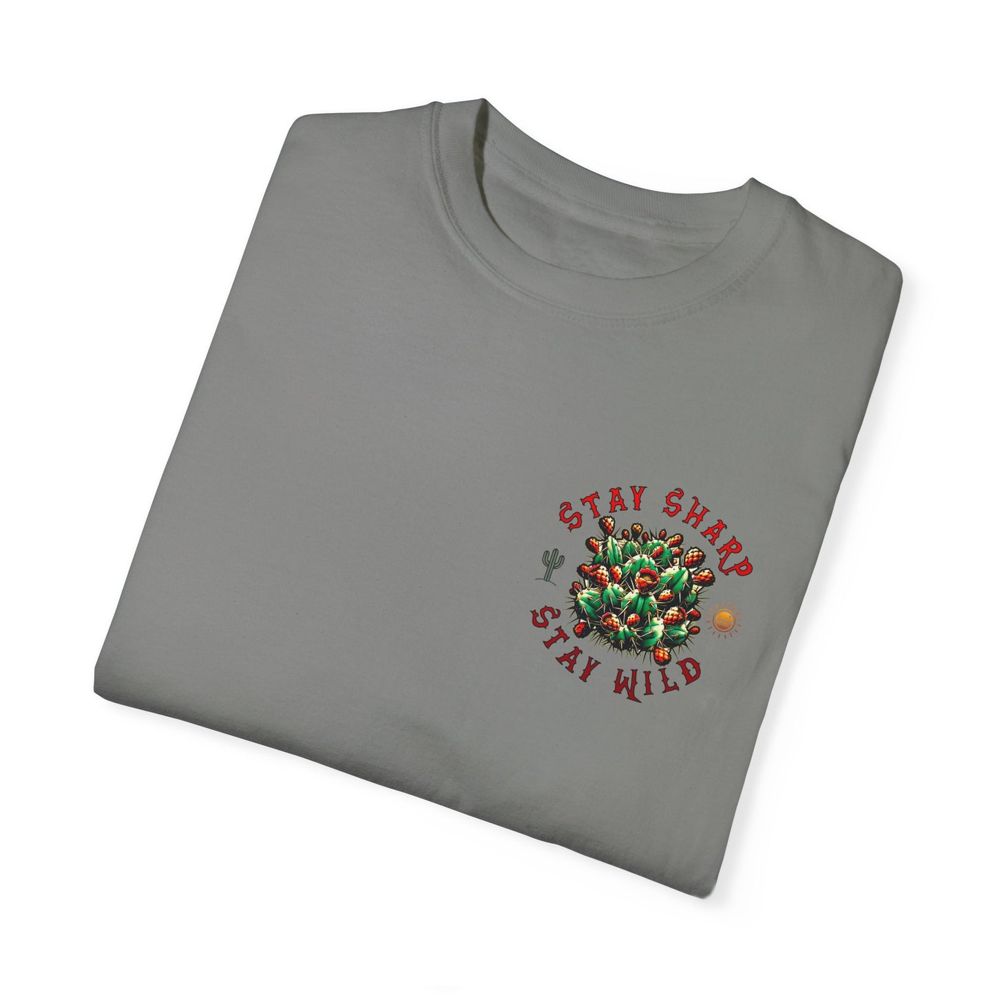 Bold Southwestern Cactus T-Shirt – "Prick Around and Find Out"