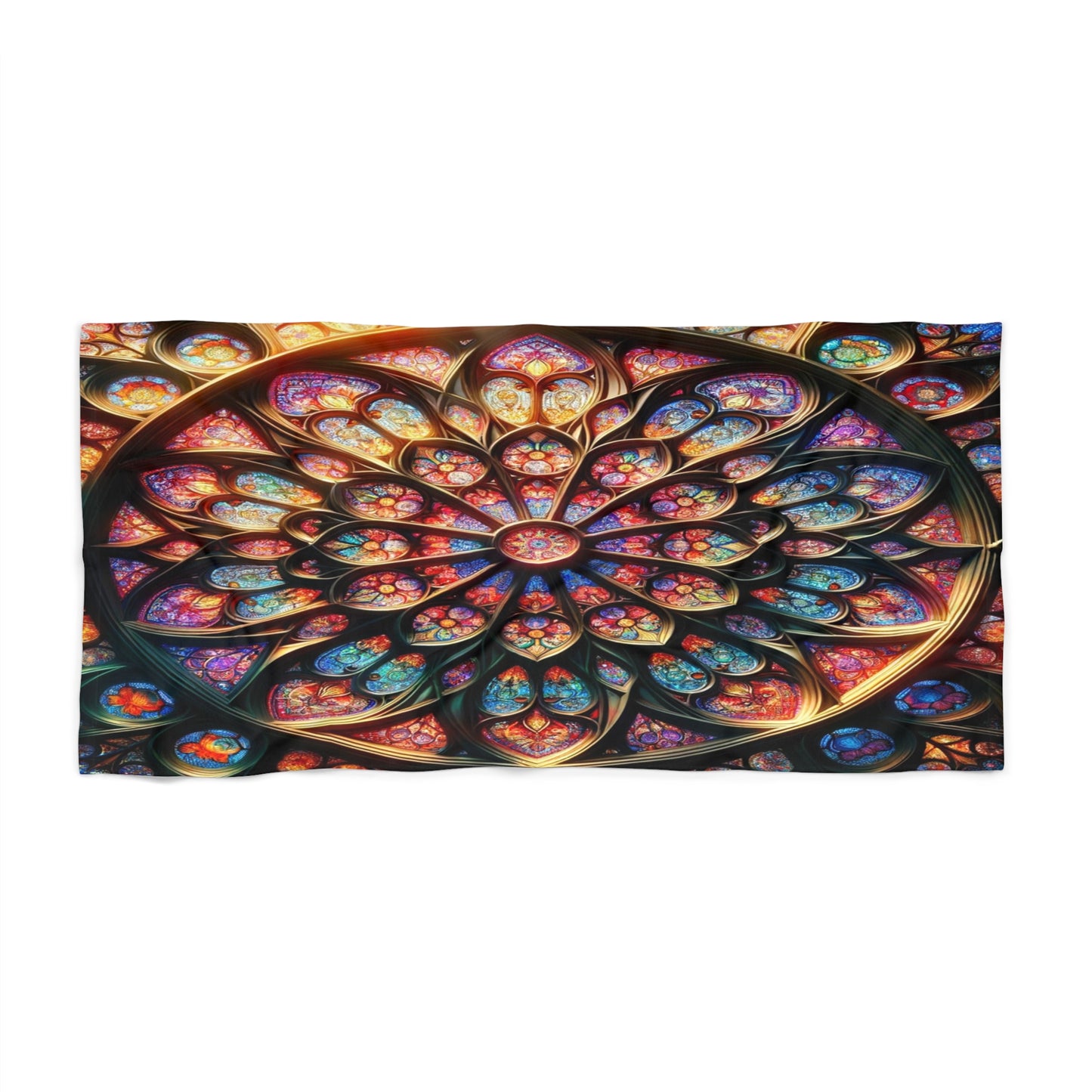 Royal Mandala Beach Towel