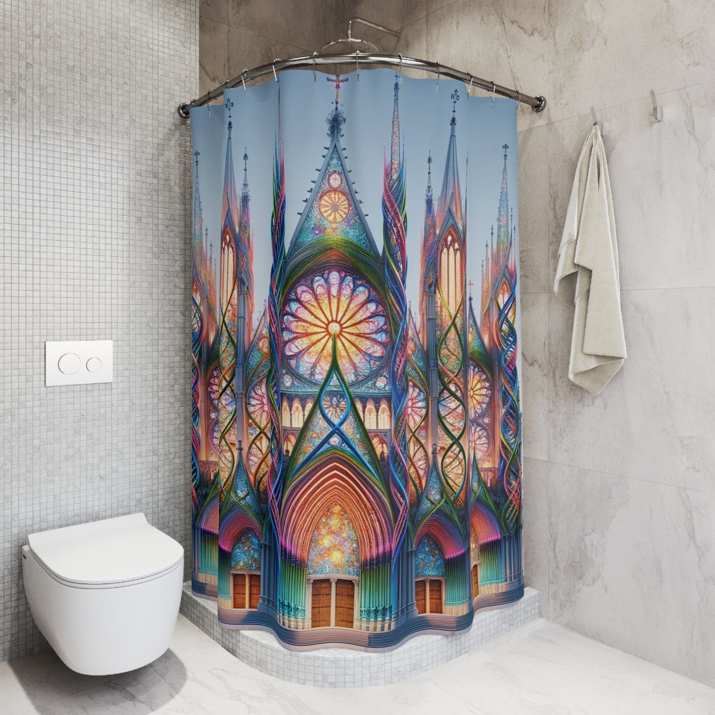 Majestic Cathedral Shower Curtain