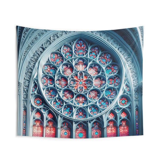 Sanctum of Reflection: The Rose Window Shower Curtain