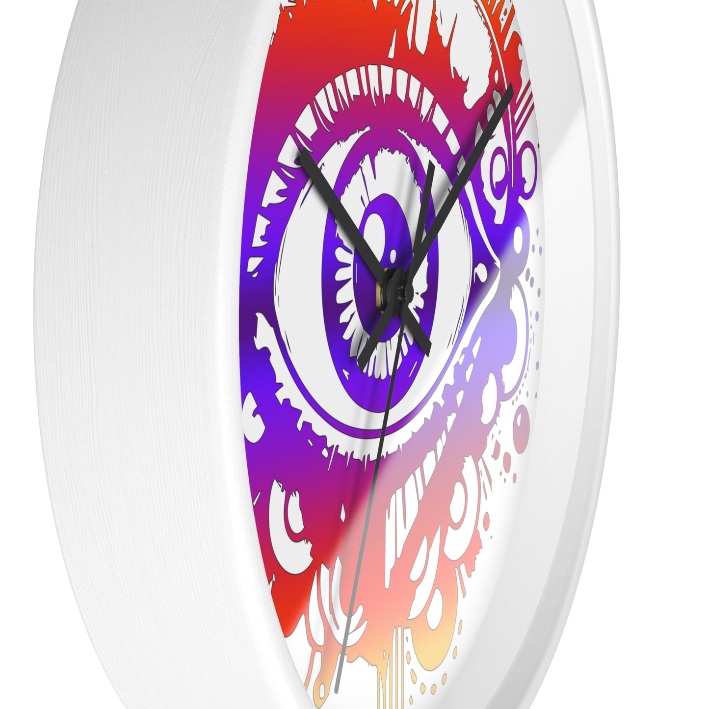 Time to Look Within- Eye Heart Wall Clock