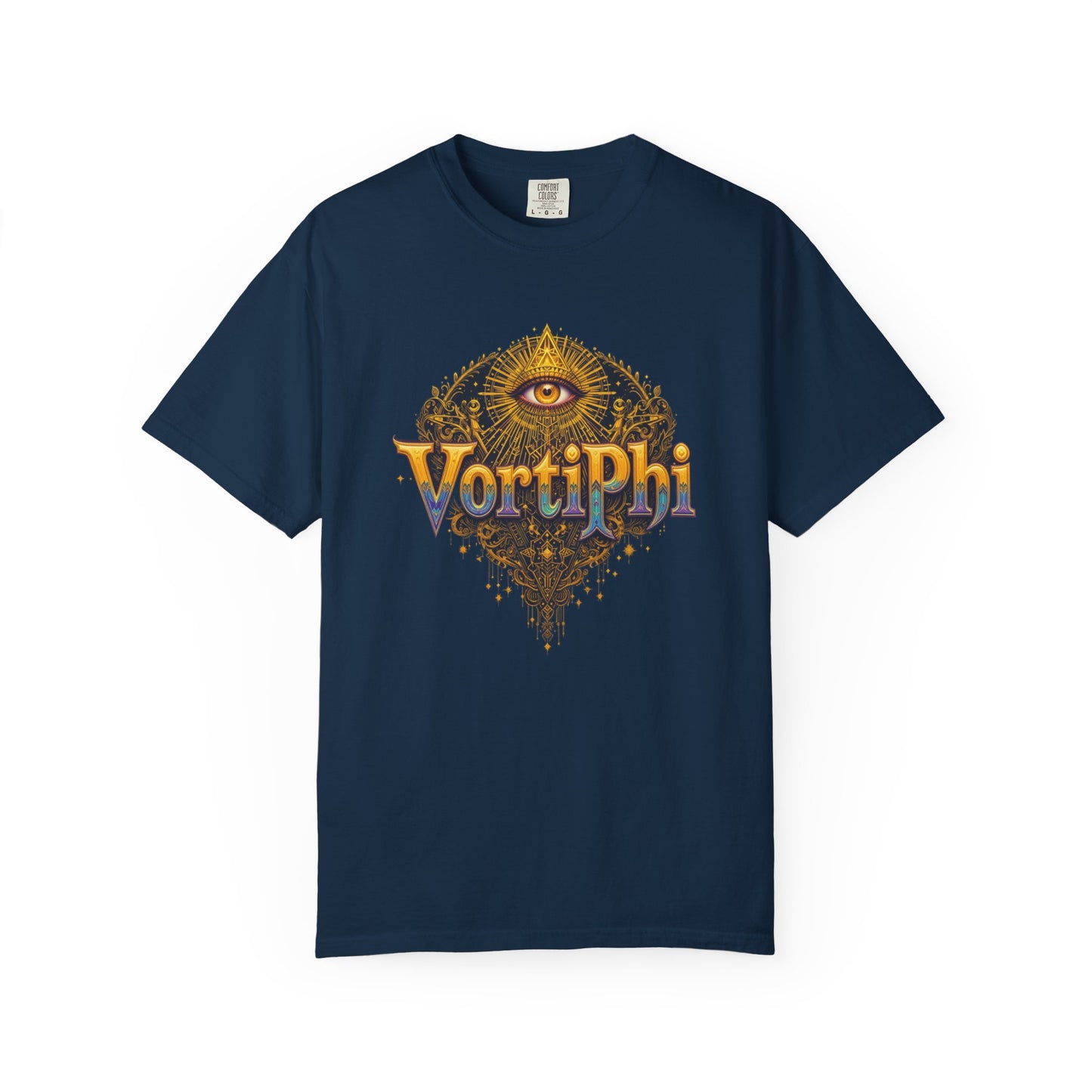 VortiPhi “Eye of the Pyramid” Golden Geometry Tee – Sacred Design Awakening