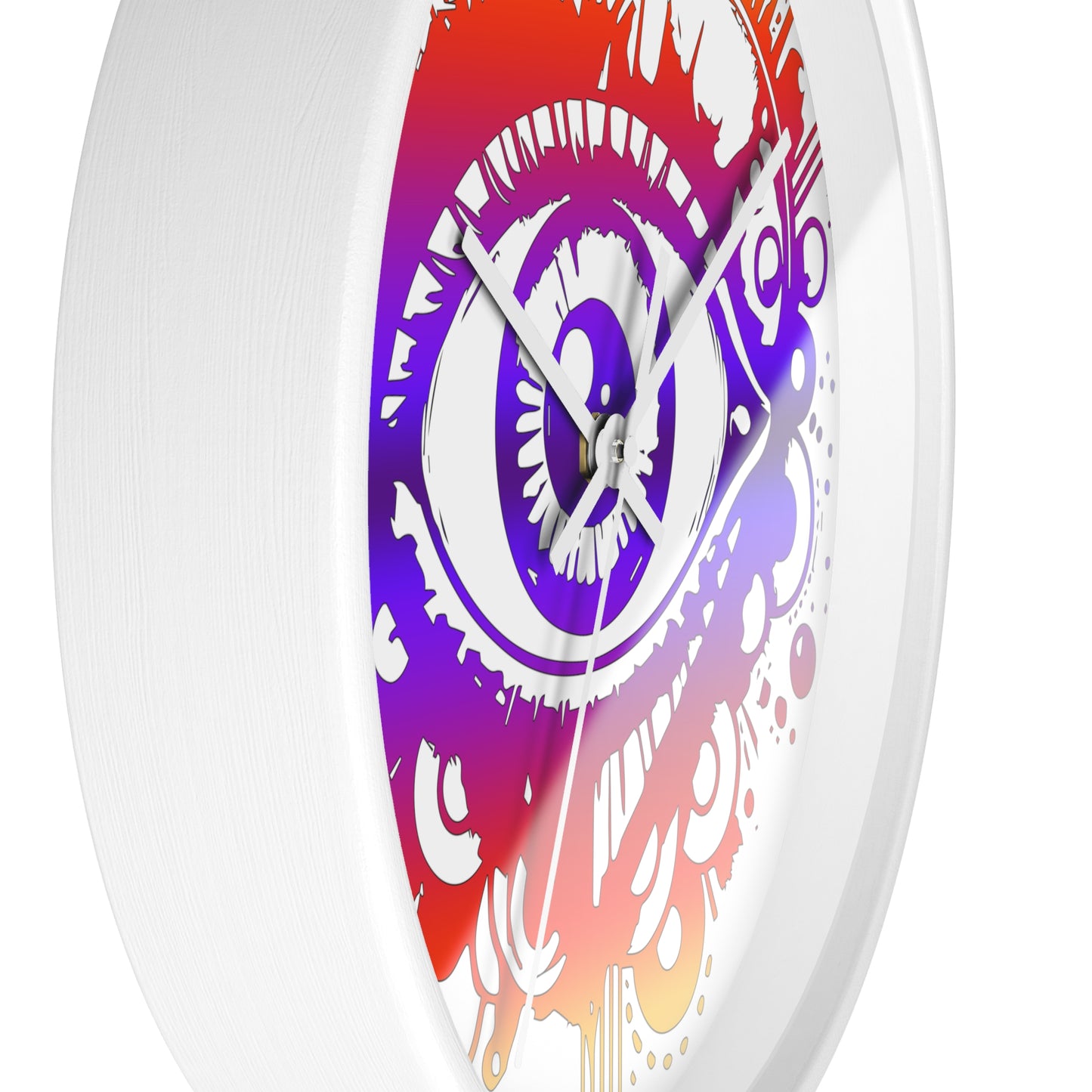 Time to Look Within- Eye Heart Wall Clock