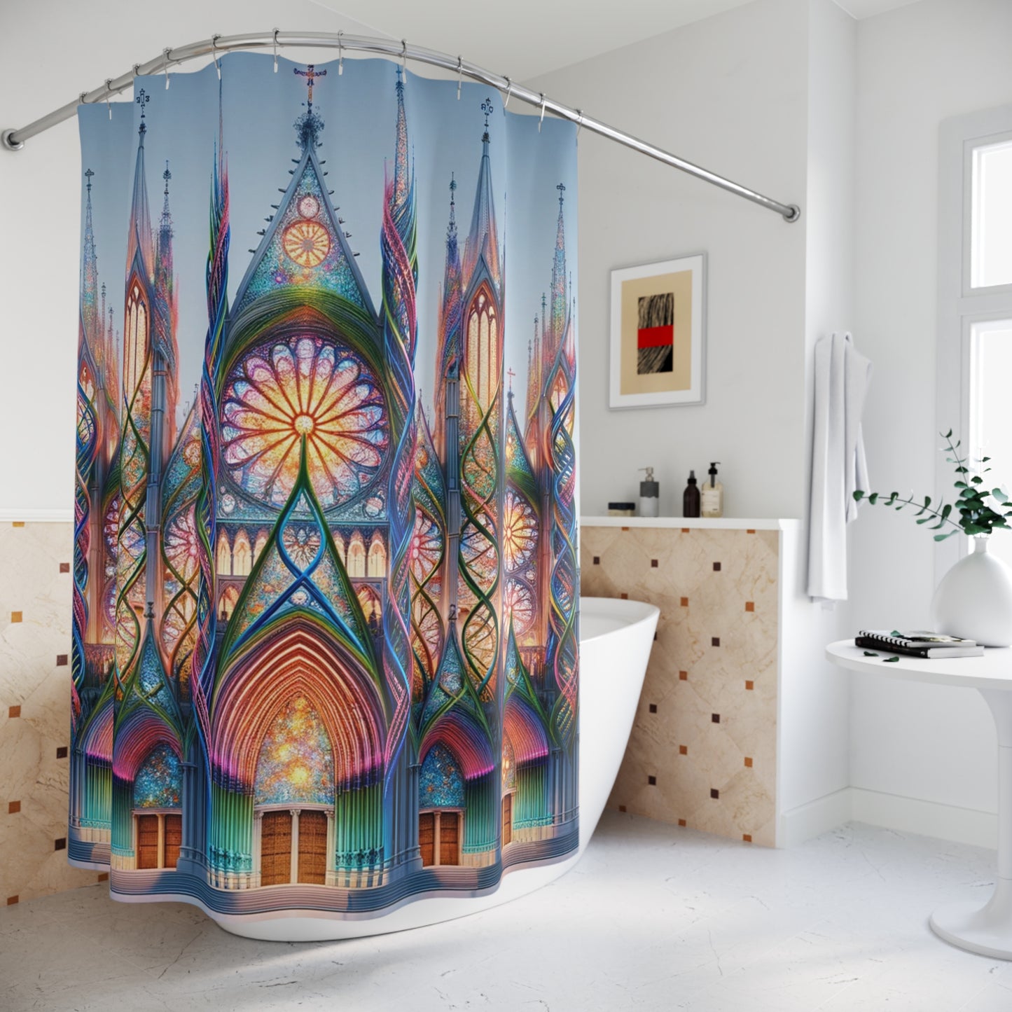 Majestic Cathedral Shower Curtain