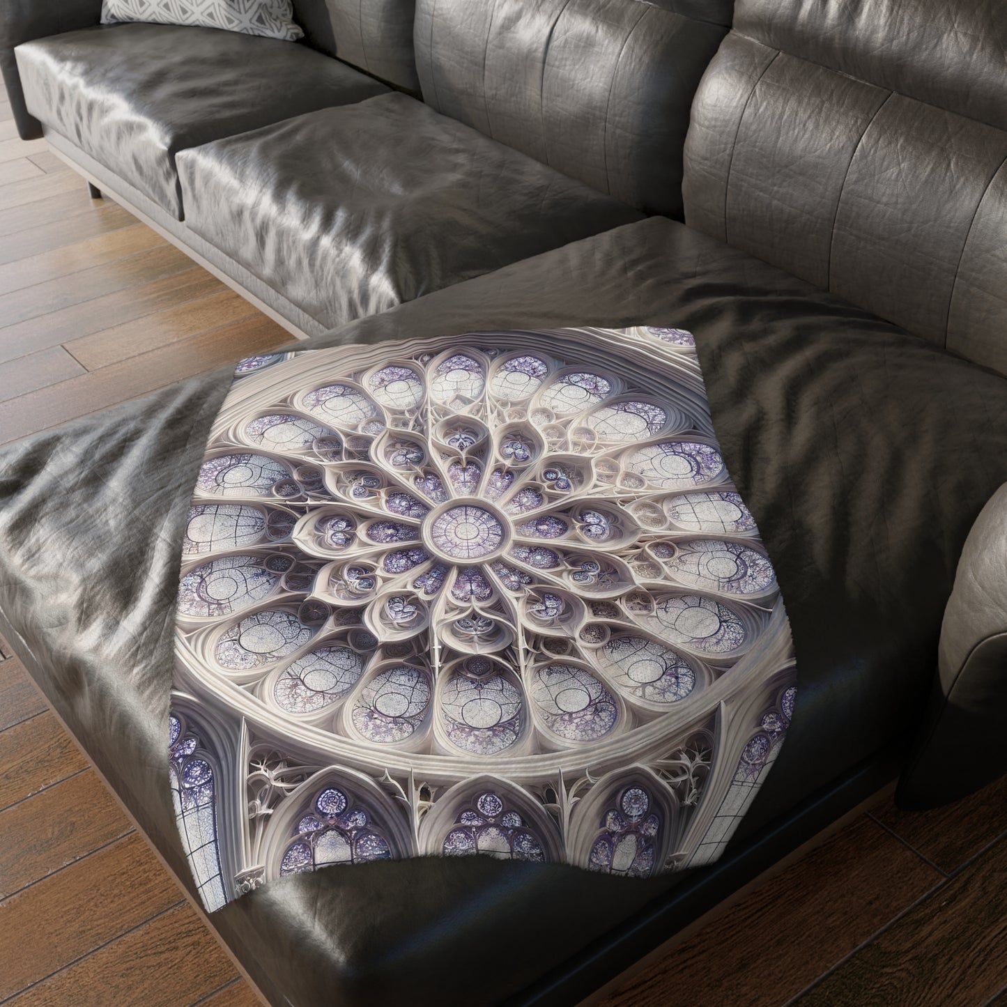 Embrace Cozy Elegance: Artistic Double-Sided Blanket