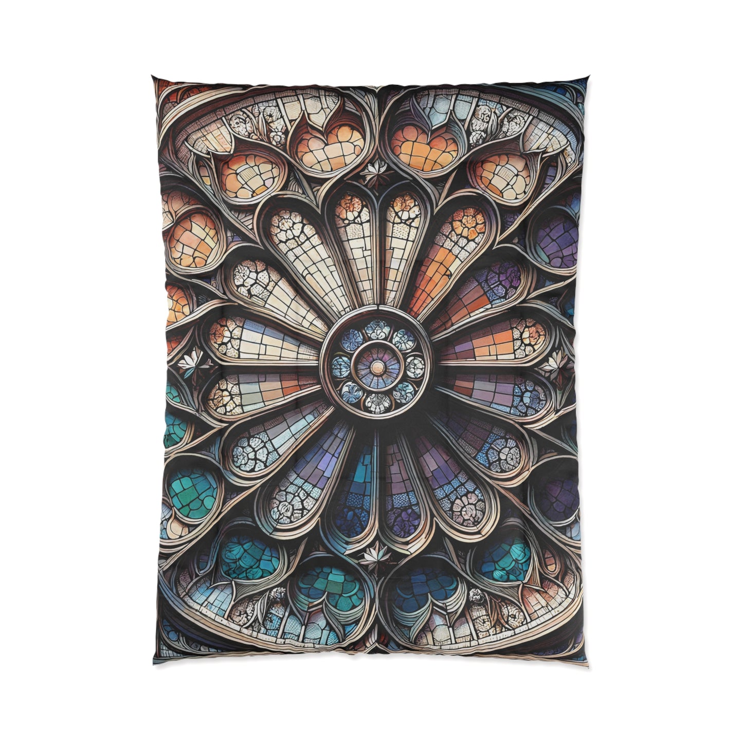 Radiant Rose Window Comforter