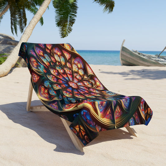 Royal Mandala Beach Towel