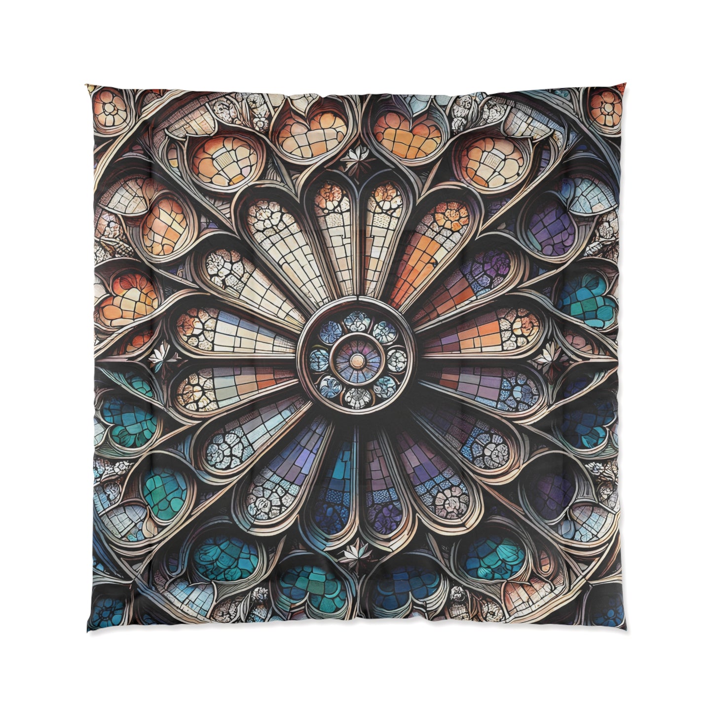 Radiant Rose Window Comforter