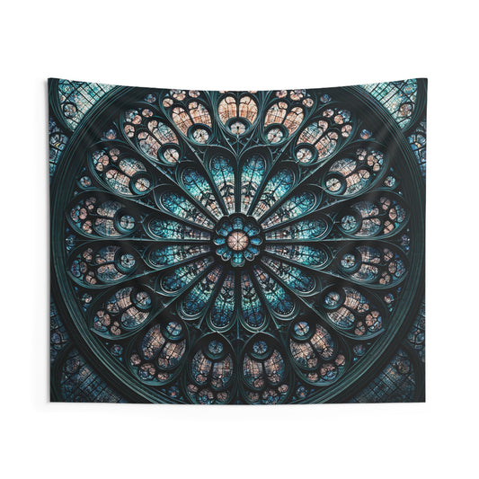 Gothic Rose Window Tapestry