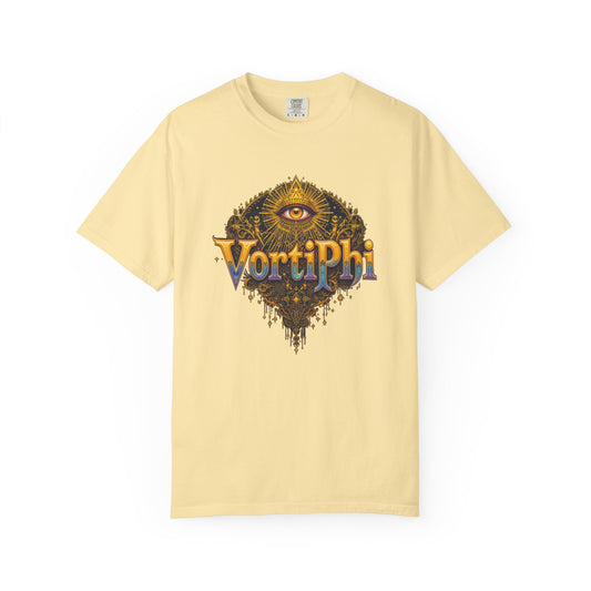 VortiPhi “Eye of the Pyramid” Golden Geometry Tee – Sacred Design Awakening