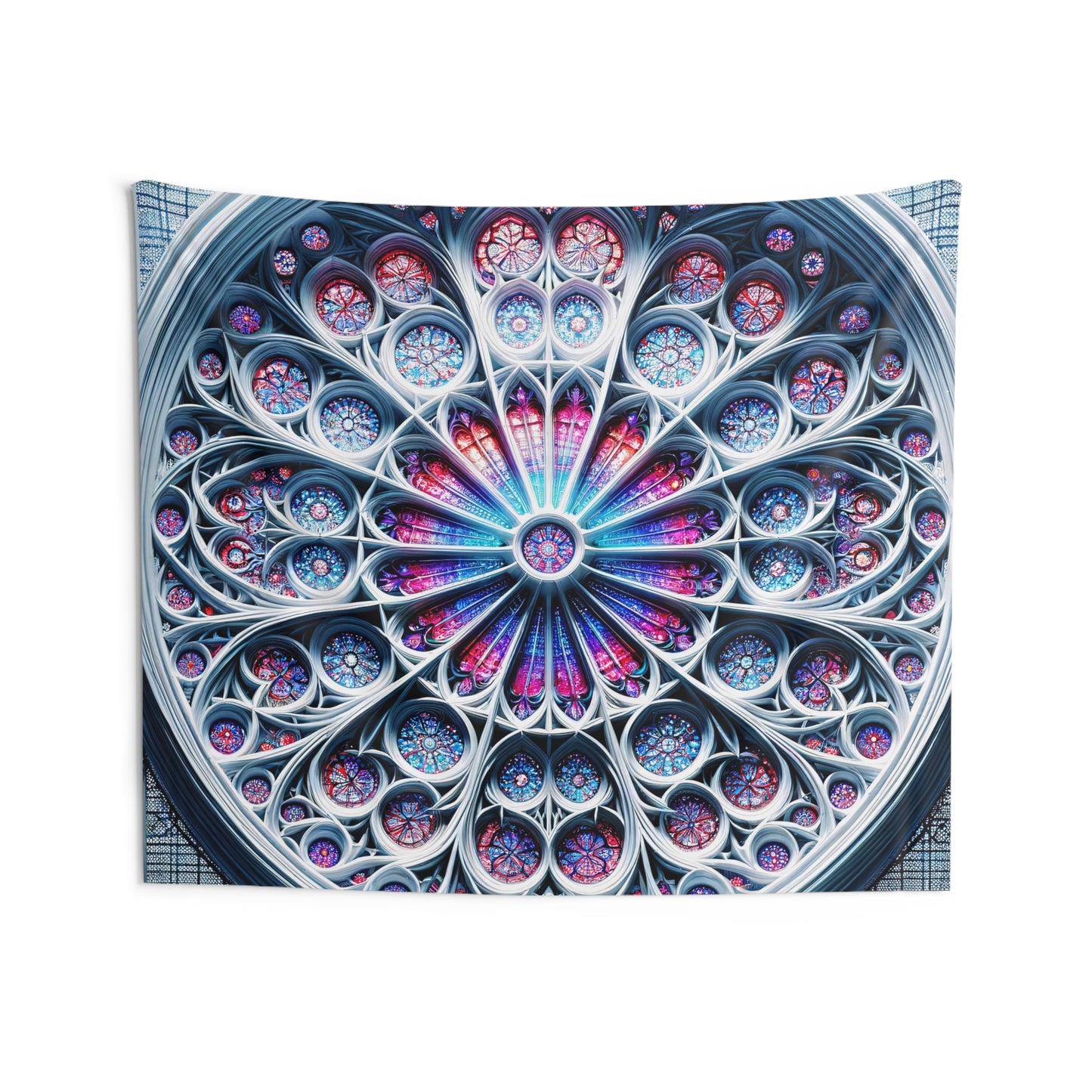 Cathedral Essence: The Stained Glass Shower Curtain