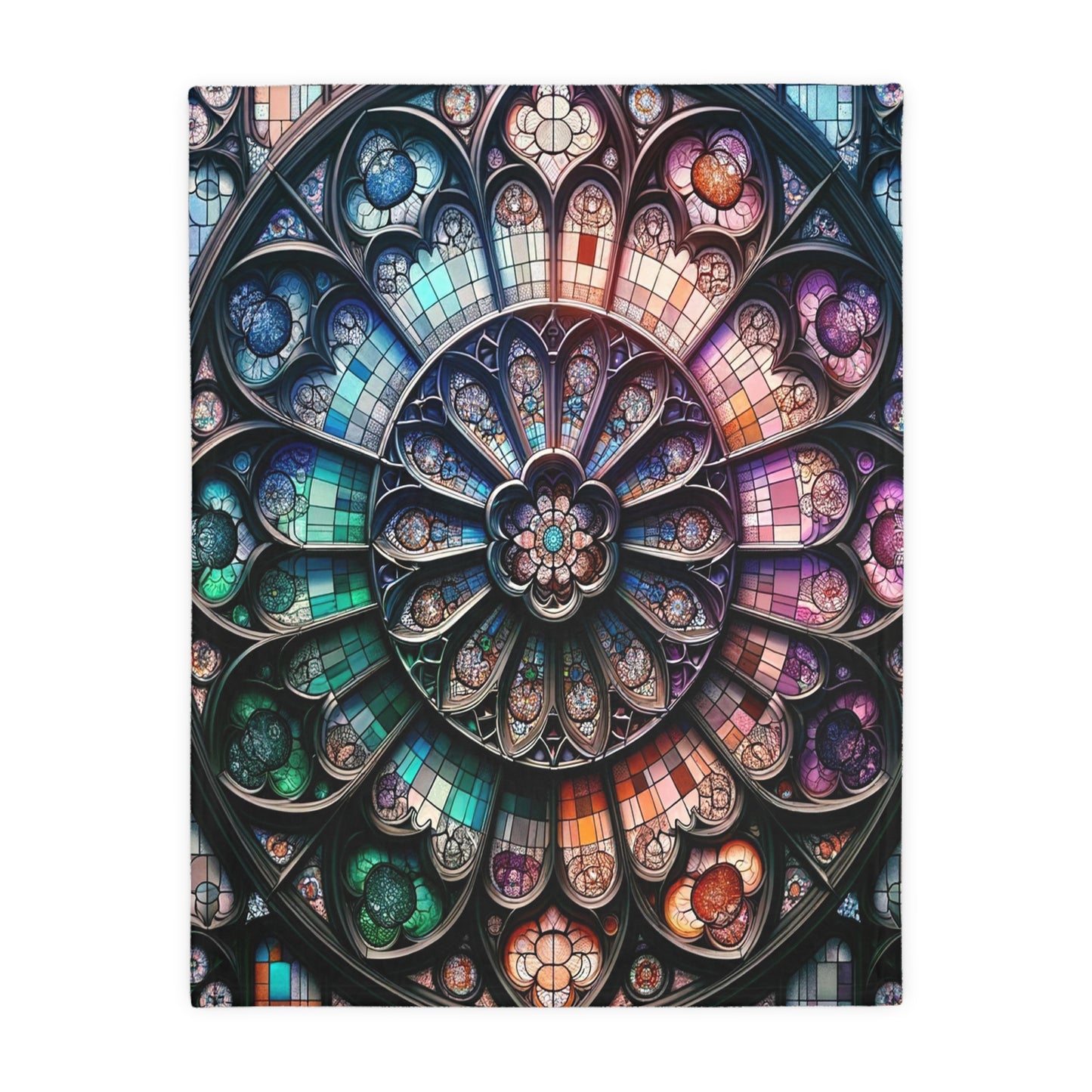 Stained Glass-Double Sided Print Blanket