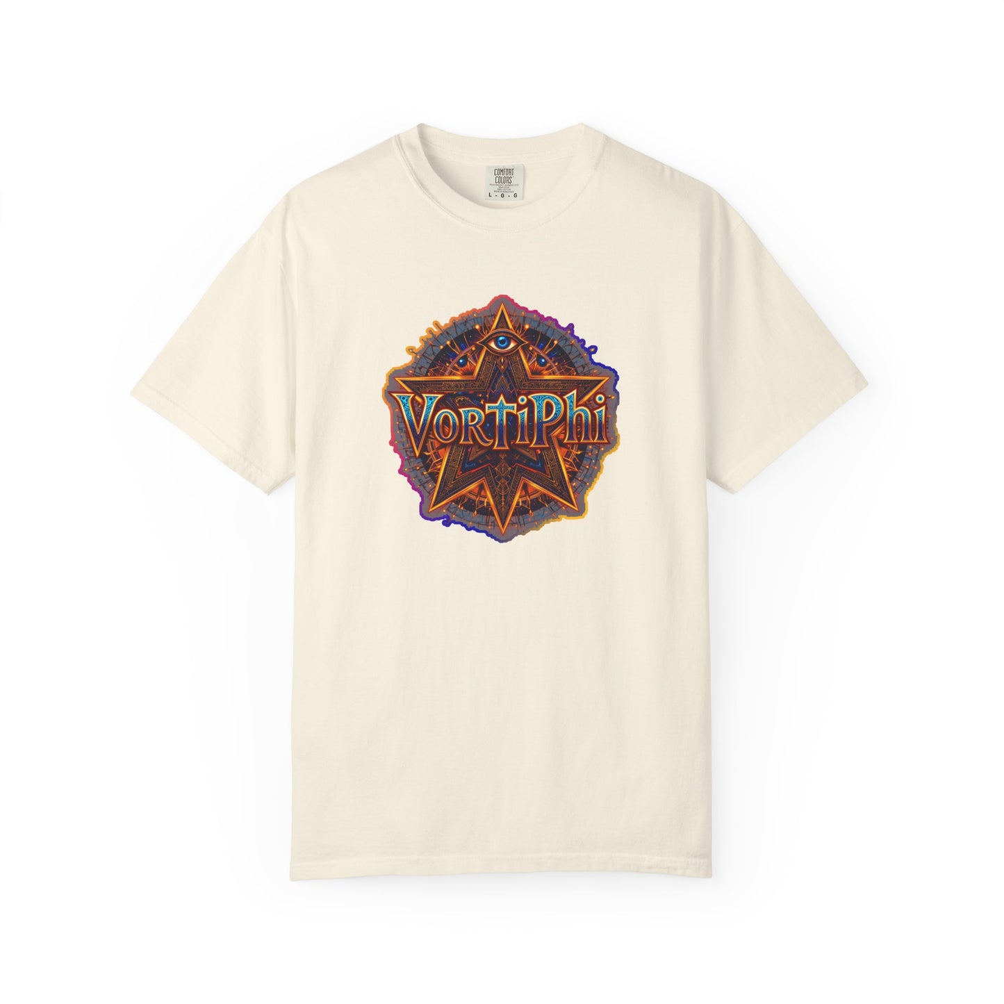 VortiPhi Sacred Geometry T-Shirt – Golden Ratio Psychedelic Tee for Awakening Souls