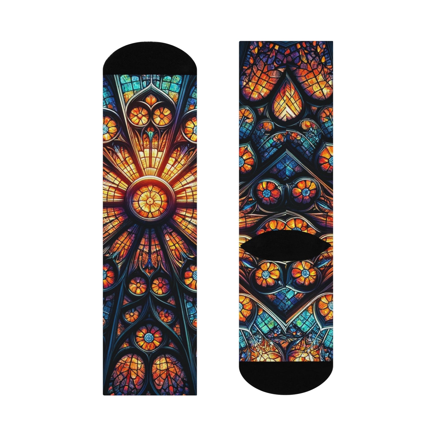 Stained Glass Cathedral Socks