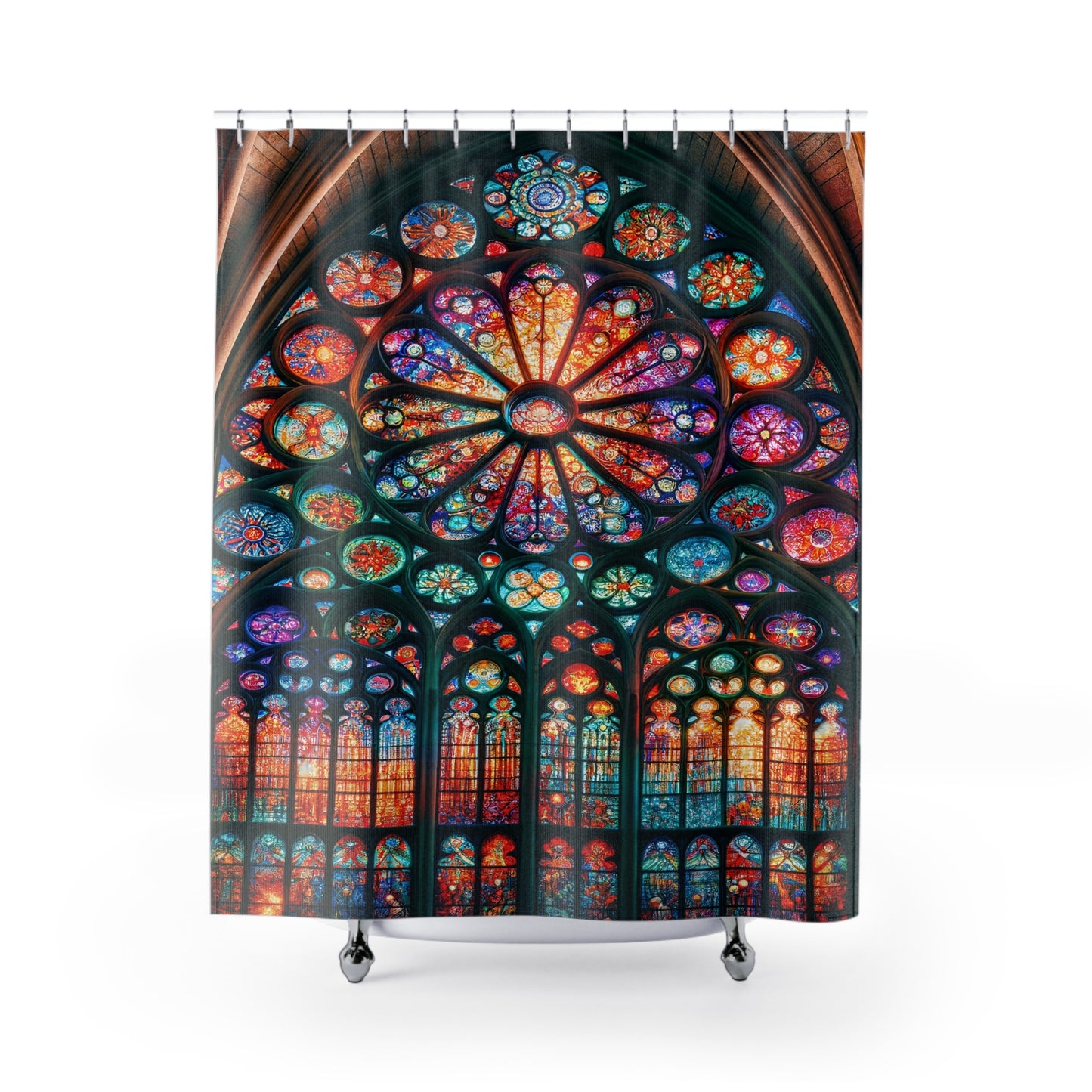 Colorful Cathedral Shower Curtains