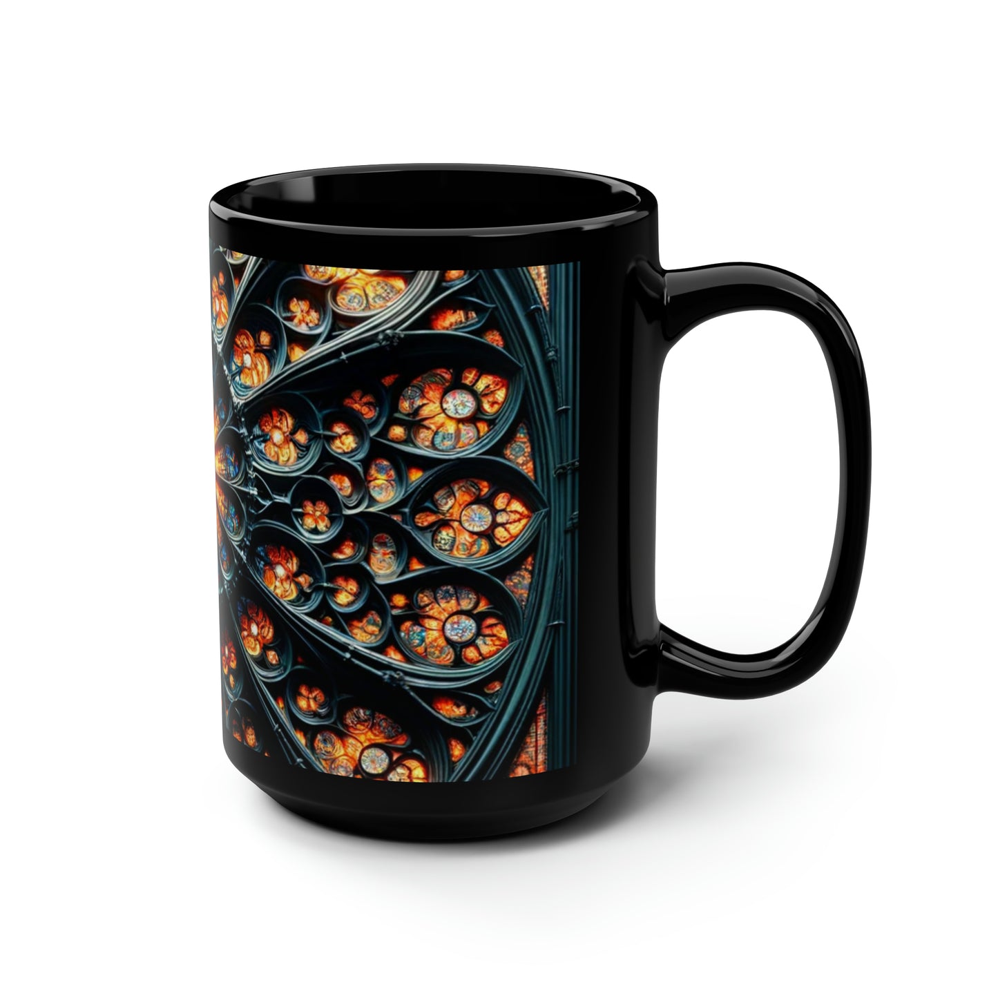 Fire Mandala  Mug, 15oz