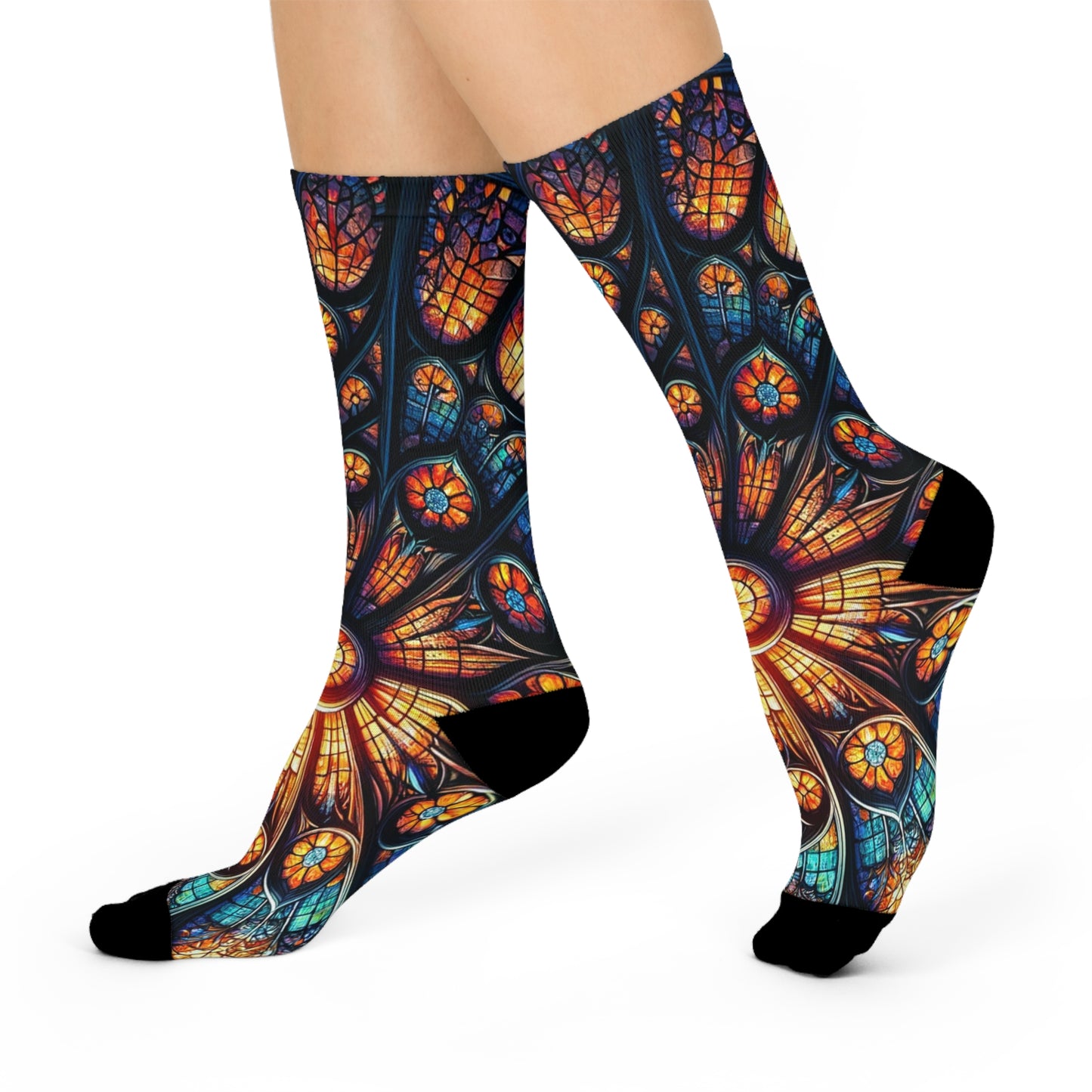 Stained Glass Cathedral Socks